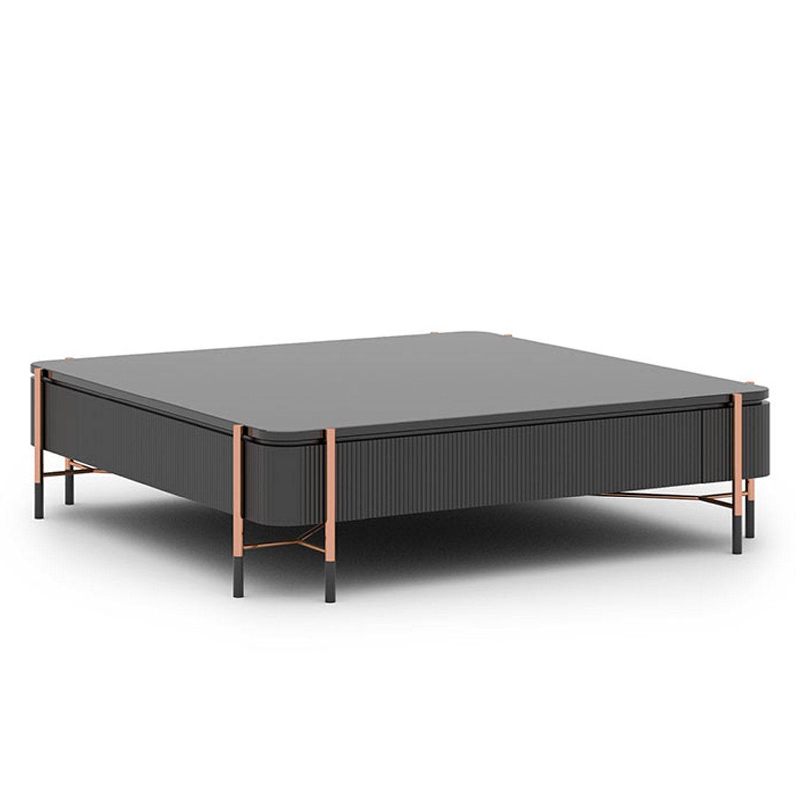 Display item showing the Dali Center Table with glass top by LODA FURNITURE, featuring a sleek modern design and clear glass surface.
