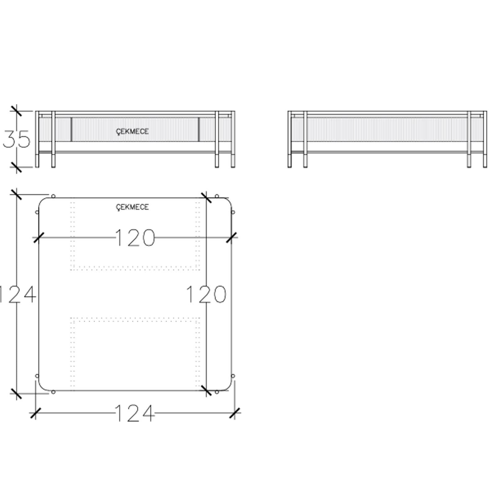 Display image of LODA FURNITURE Dali Center Table with glass top, showcasing a modern design and clear glass surface.