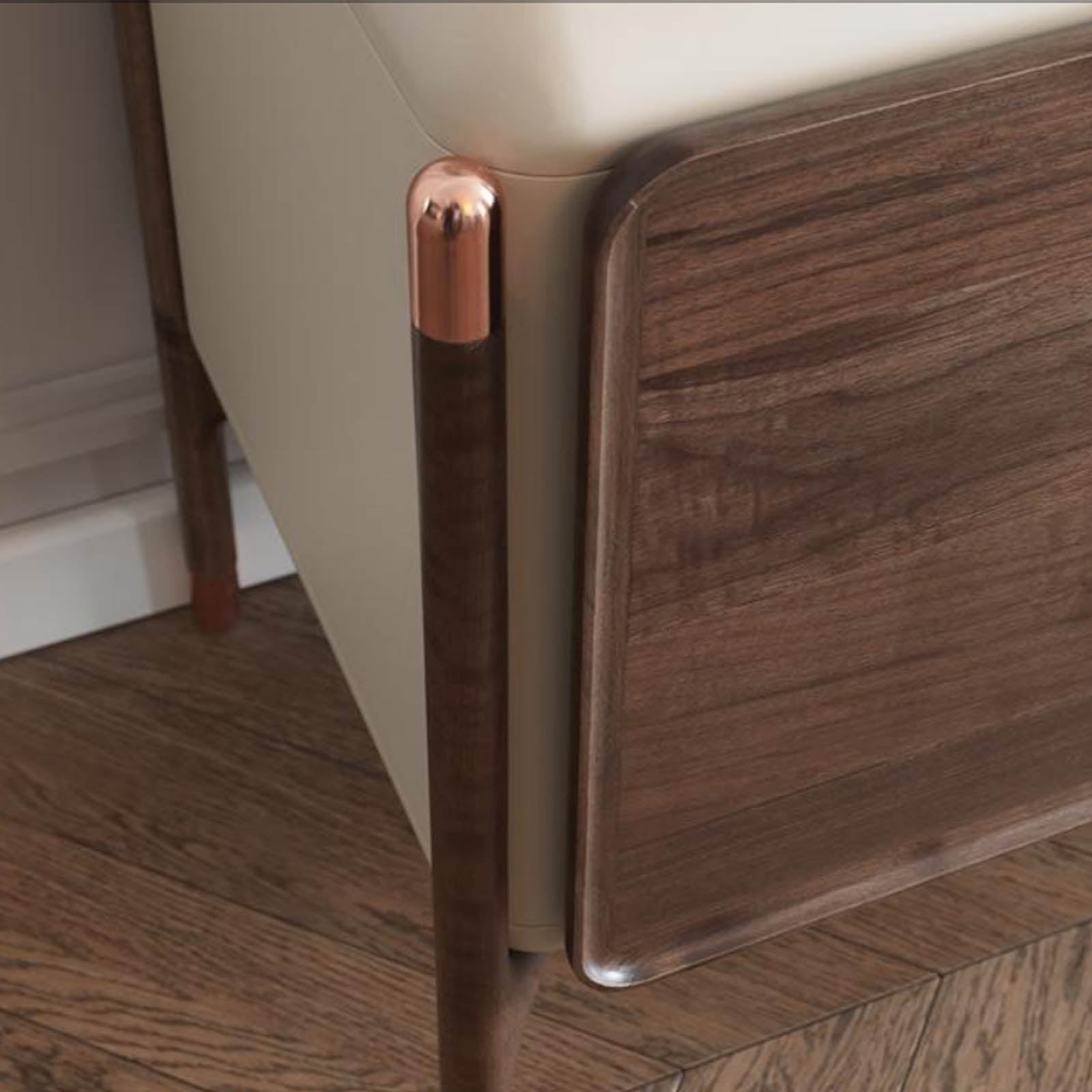 Diamond side-board display item by HOMAGE KOLTUK featuring a sleek design with diamond accents and modern storage options.
