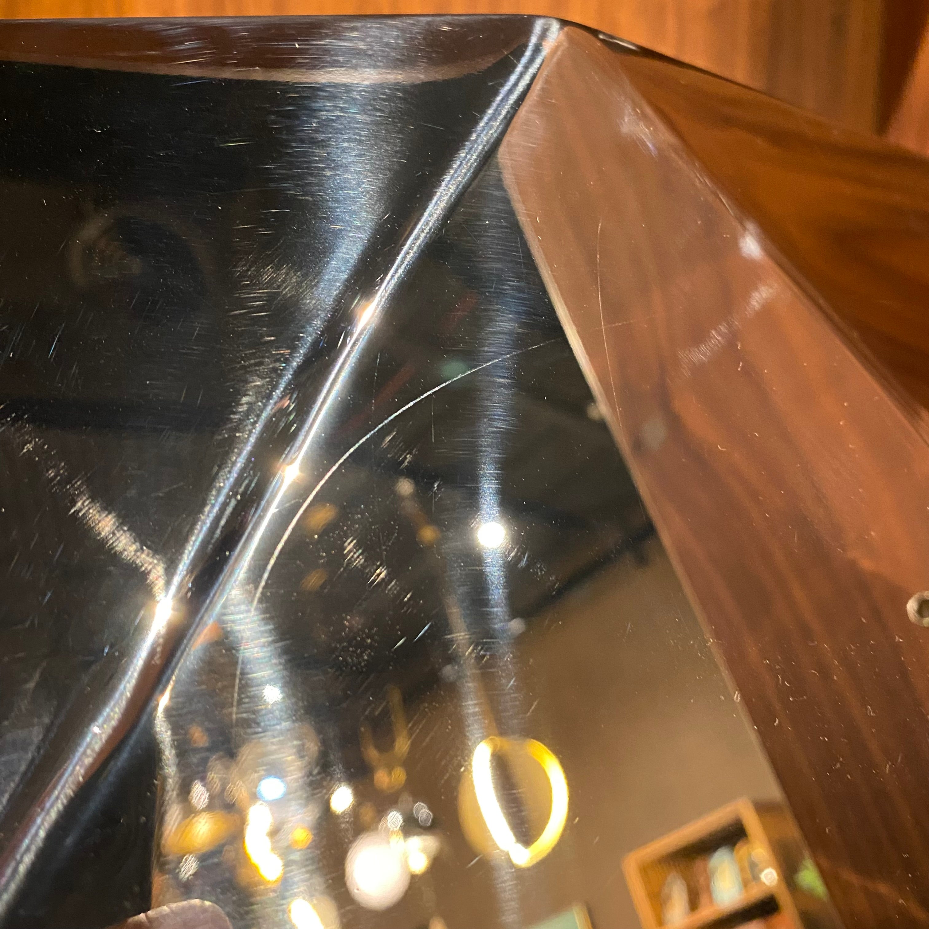 Diamond-shaped side table by Beacon, model TG-24-C Nakheel, with a sleek display design and modern finish.