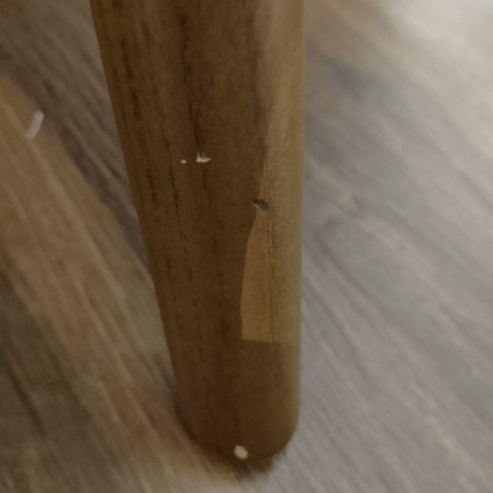 Eco Nirvana Diva solid ash wood chair display item by Ozzo, showcasing a stylish, natural wood finish and modern design.
