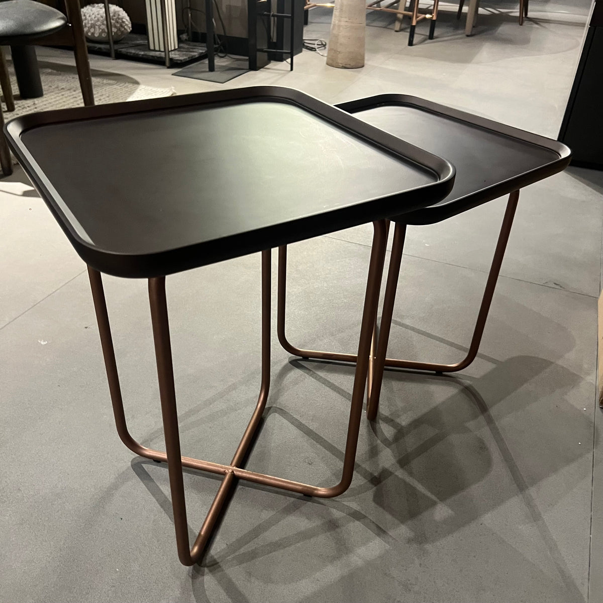 Set of two Firenze table display items by TOGO HOME STYLE, showcasing sleek, modern design with detailed craftsmanship.