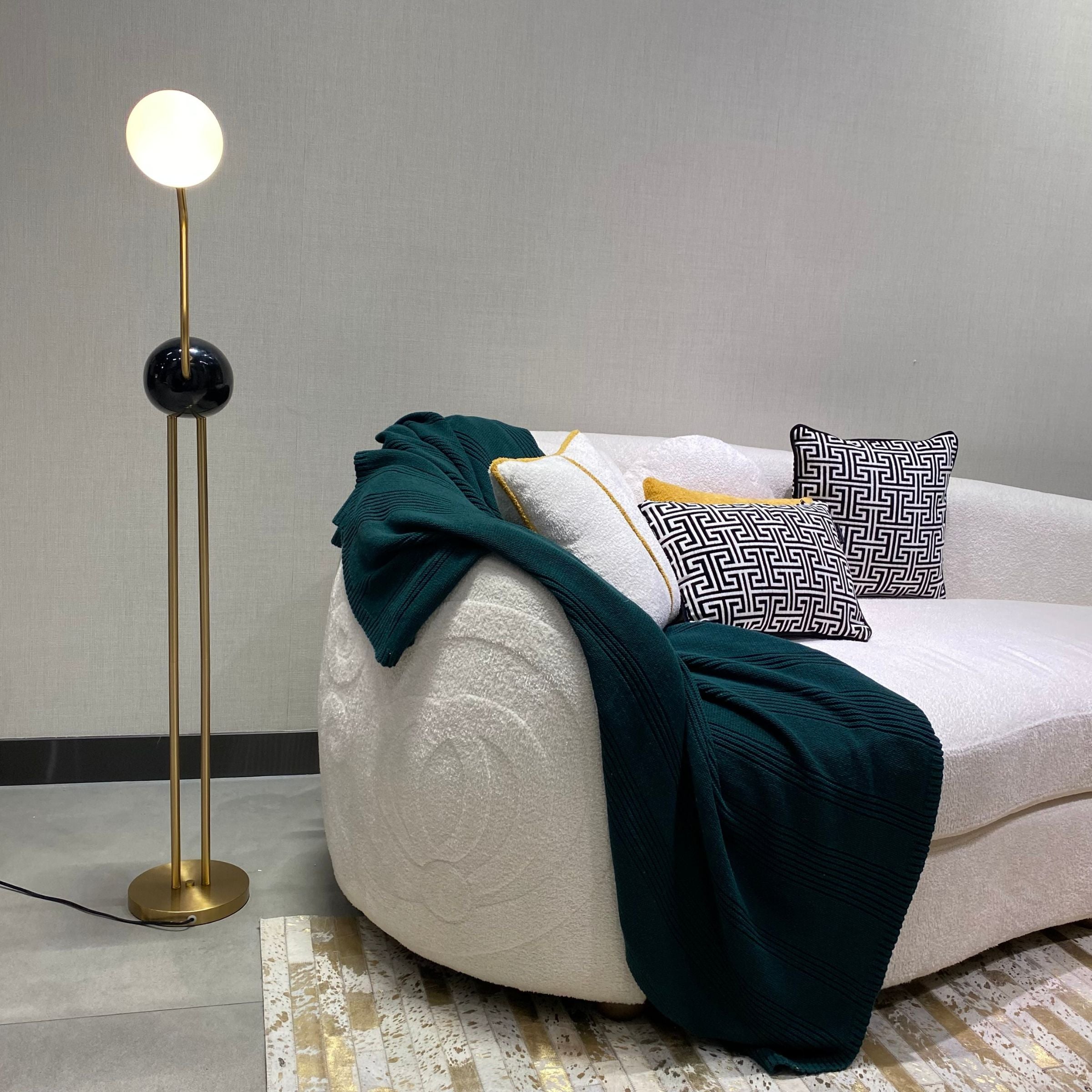 Black Flamingo Floor Lamp by BEACON, sleek modern floor lamp with a flamingo design, ideal for stylish home lighting.