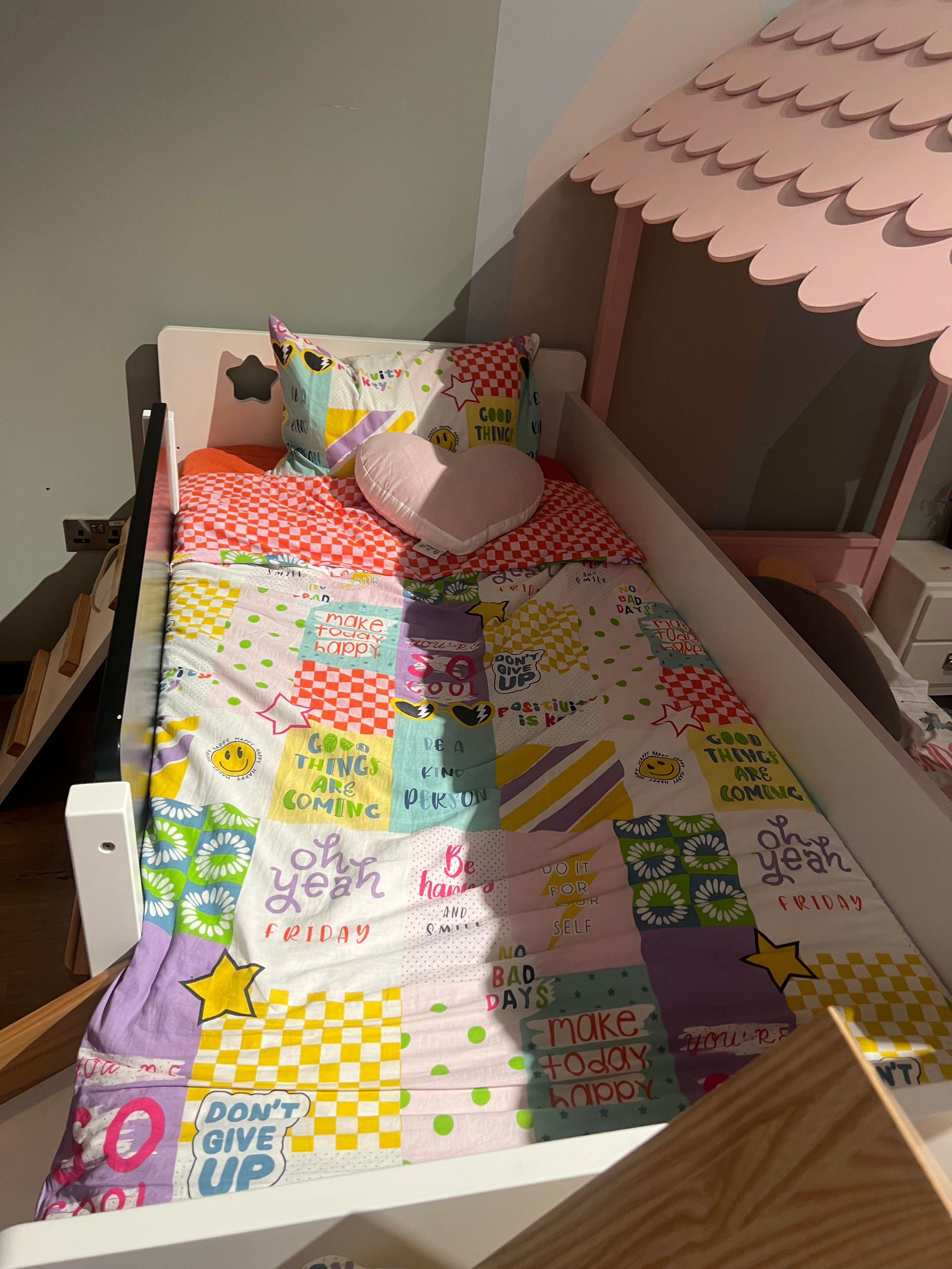 Display of the Fun Kids Bed HK-C004 Nakheel by BEACON, featuring colorful and playful design suitable for children.