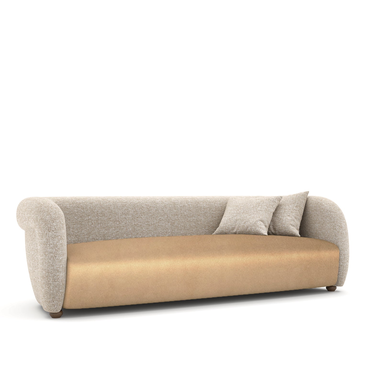 Display of LODA Furniture Gauss 4 Seater Sofa with modern design and comfortable cushions, showcasing the living room furniture piece.