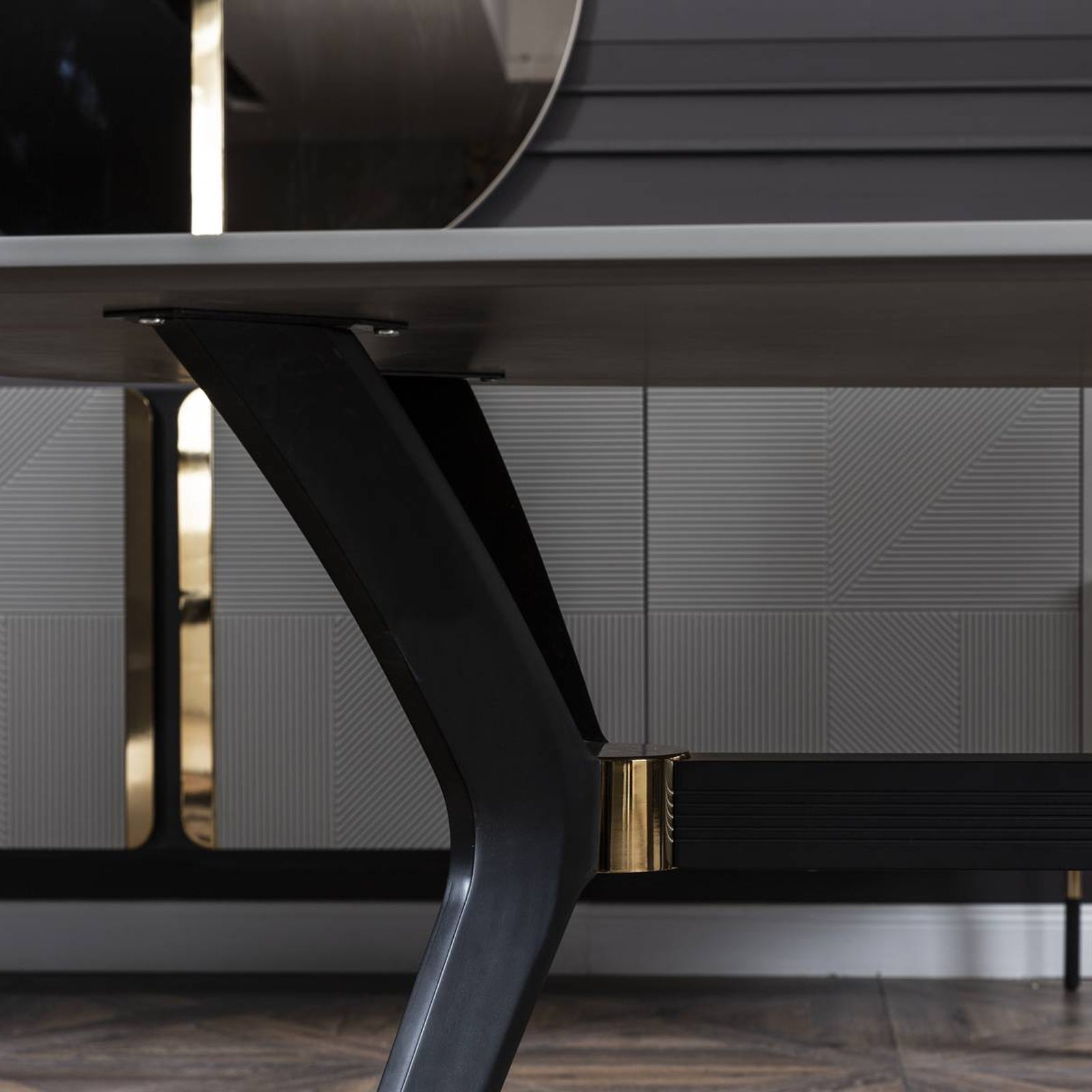Grey YOL LIVING dining table from the Diva015-DtYAS collection, displayed as a stylish modern table for dining rooms.