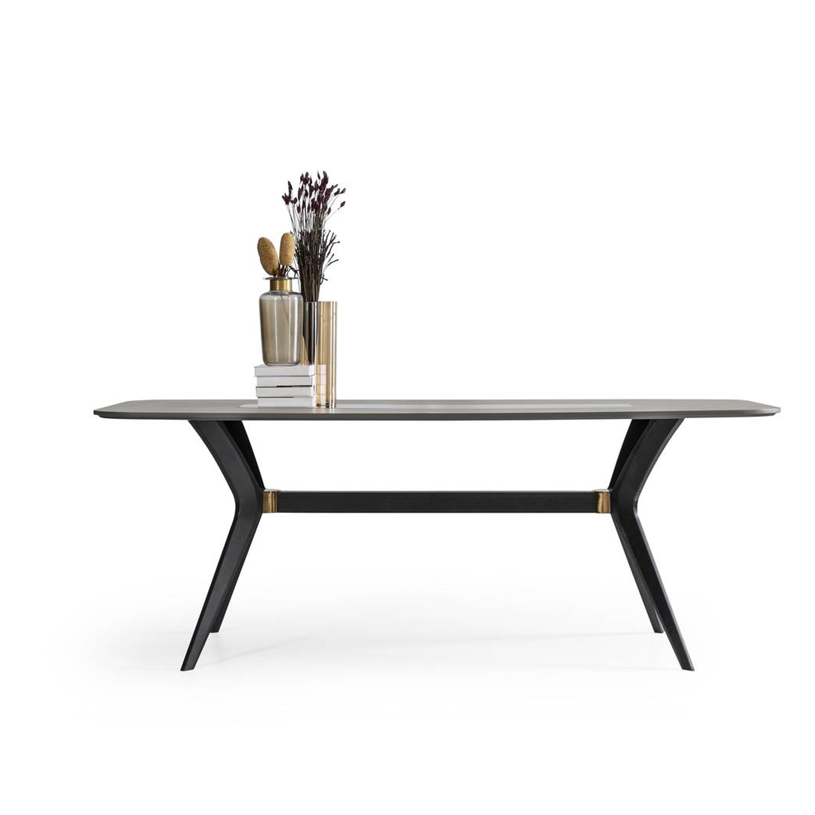 Grey YOL Living dining table display item with sleek rectangular surface and modern design, ideal for contemporary dining spaces.