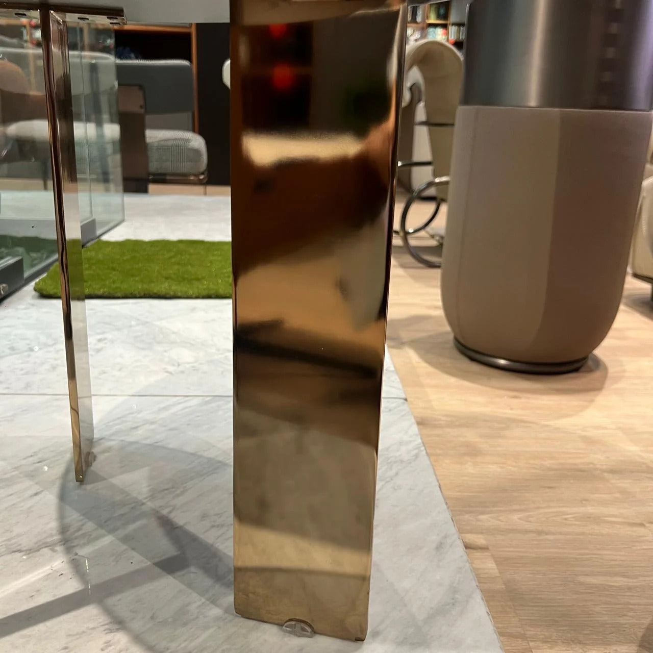 Saloni Heritage Side Table Hei-Table001-Nakheel display item with wooden finish and modern design for living room decor.
