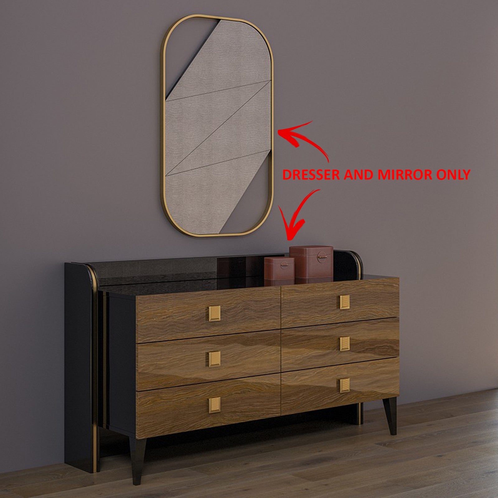 Display Item Kant Dresser & Mirror Kant-Dresser+Mirror-Nakheel -  DISPLAY ITEM - ebarza Furniture UAE | Shop Modern Furniture in Abu Dhabi & Dubai - مفروشات ايبازرا في الامارات | تسوق اثاث عصري وديكورات مميزة في دبي وابوظبي