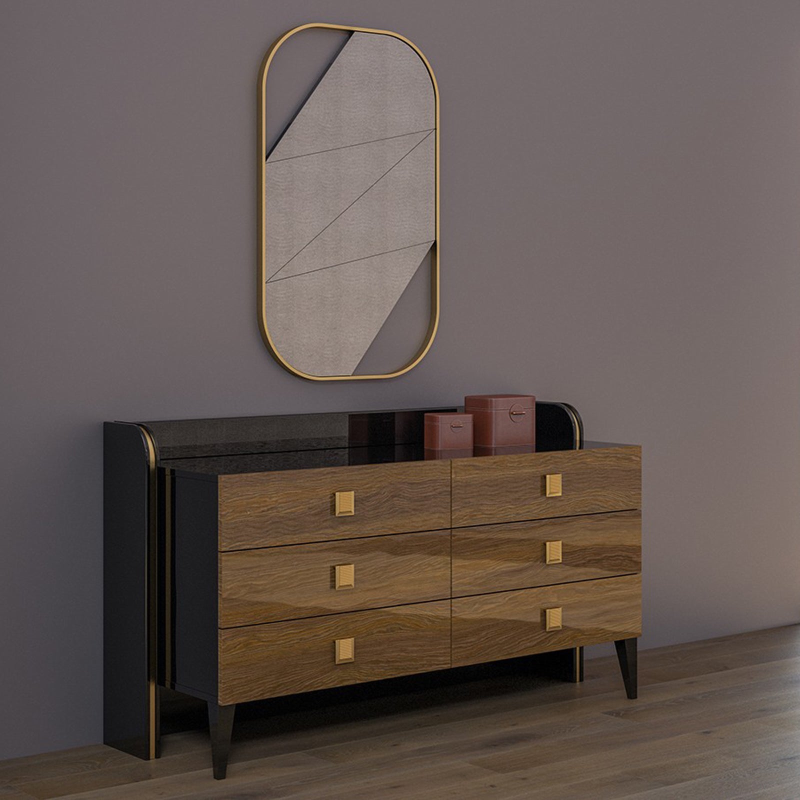 Display Item Kant Dresser & Mirror Kant-Dresser+Mirror-Nakheel -  DISPLAY ITEM - ebarza Furniture UAE | Shop Modern Furniture in Abu Dhabi & Dubai - مفروشات ايبازرا في الامارات | تسوق اثاث عصري وديكورات مميزة في دبي وابوظبي