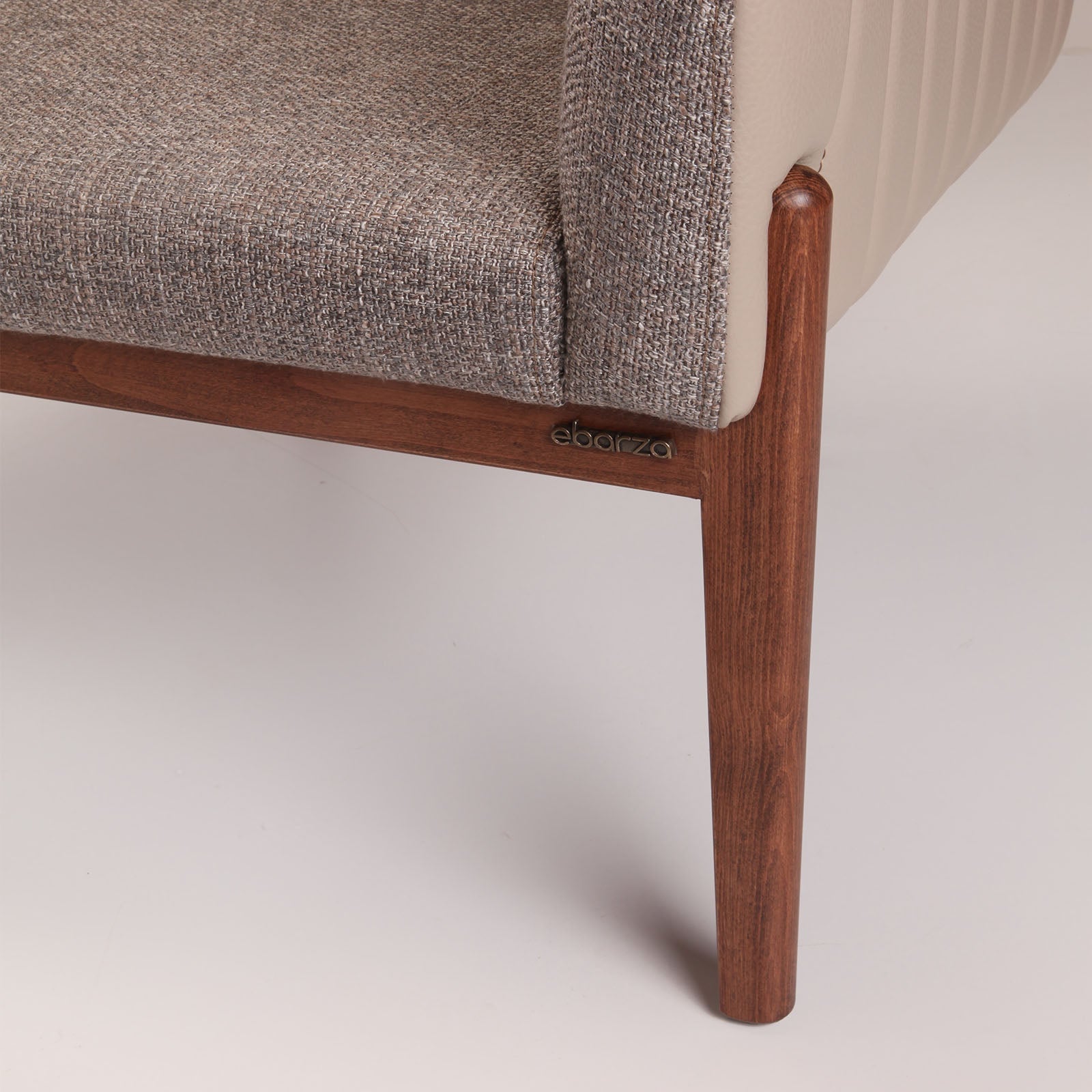 Gray Kenn Lounge Chair by KYS Mobilya Tasarim, modern display item with sleek design and comfortable seating.