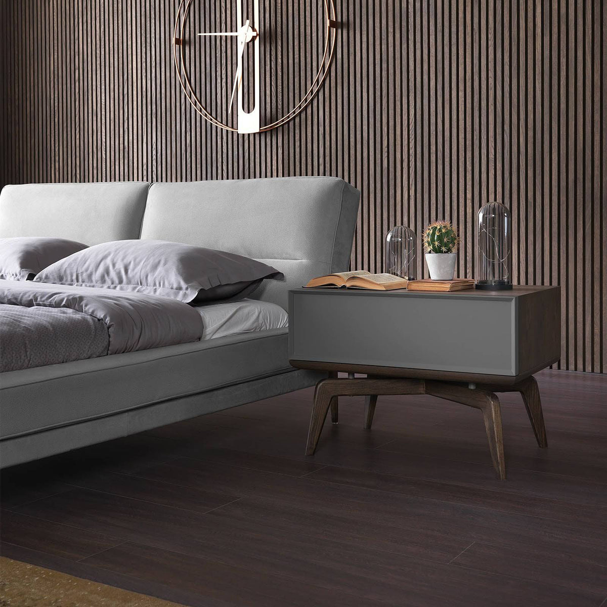 Display Item- Ligna Full Bed Set Ligna009 -  DISPLAY ITEM - ebarza Furniture UAE | Shop Modern Furniture in Abu Dhabi & Dubai - مفروشات ايبازرا في الامارات | تسوق اثاث عصري وديكورات مميزة في دبي وابوظبي