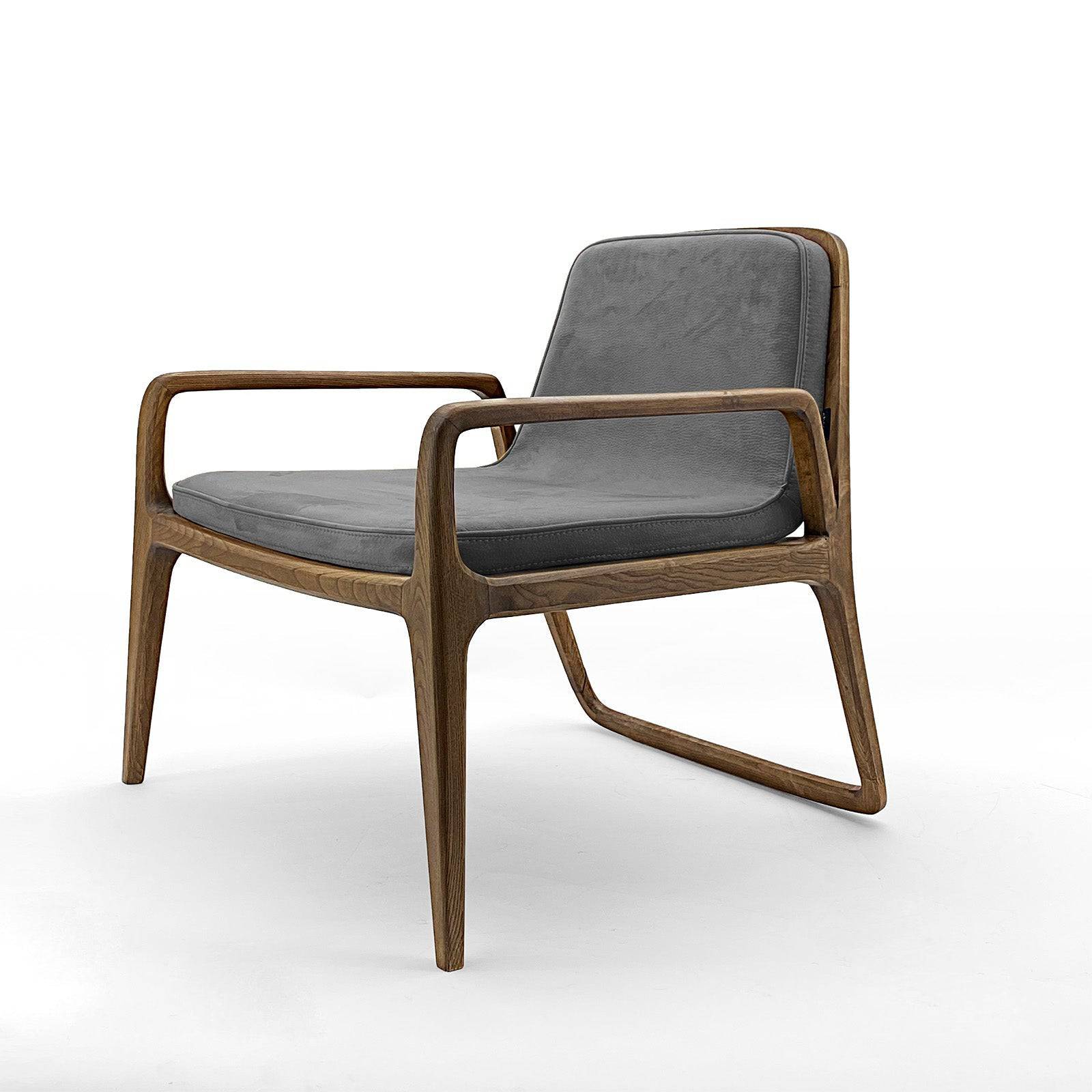 Display  Item - Loft Solid Wood Lounge Chair Loft-G-001(120) -  USED ITEM | قطعة من المعرض - كرسي صالة من الخشب الصلب من لوفت - ebarza Furniture UAE | Shop Modern Furniture in Abu Dhabi & Dubai - مفروشات ايبازرا في الامارات | تسوق اثاث عصري وديكورات مميزة في دبي وابوظبي