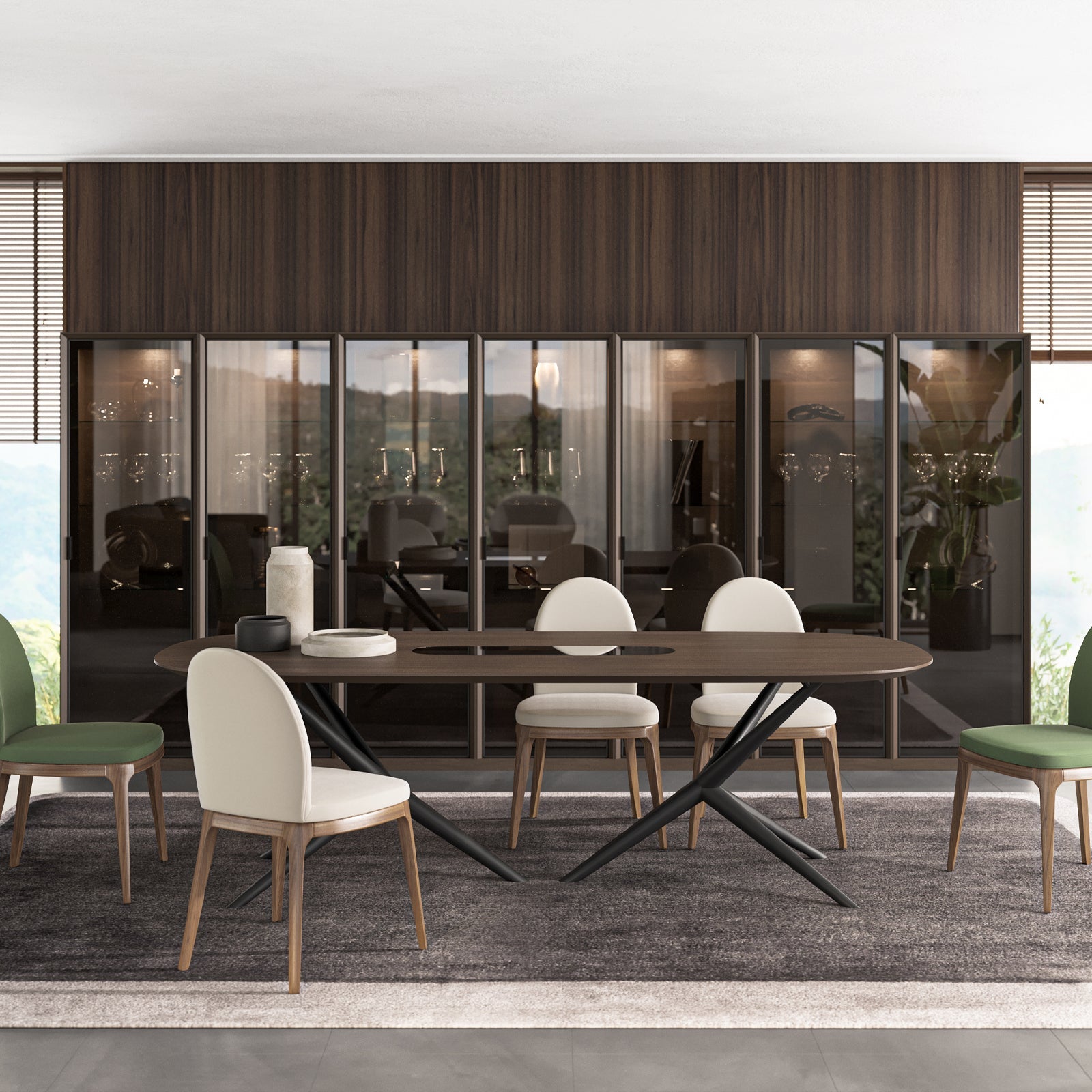 Display Item - Luis Wall Unit Glass Module Luis-GlassNakheel -  DISPLAY ITEM - ebarza Furniture UAE | Shop Modern Furniture in Abu Dhabi & Dubai - مفروشات ايبازرا في الامارات | تسوق اثاث عصري وديكورات مميزة في دبي وابوظبي