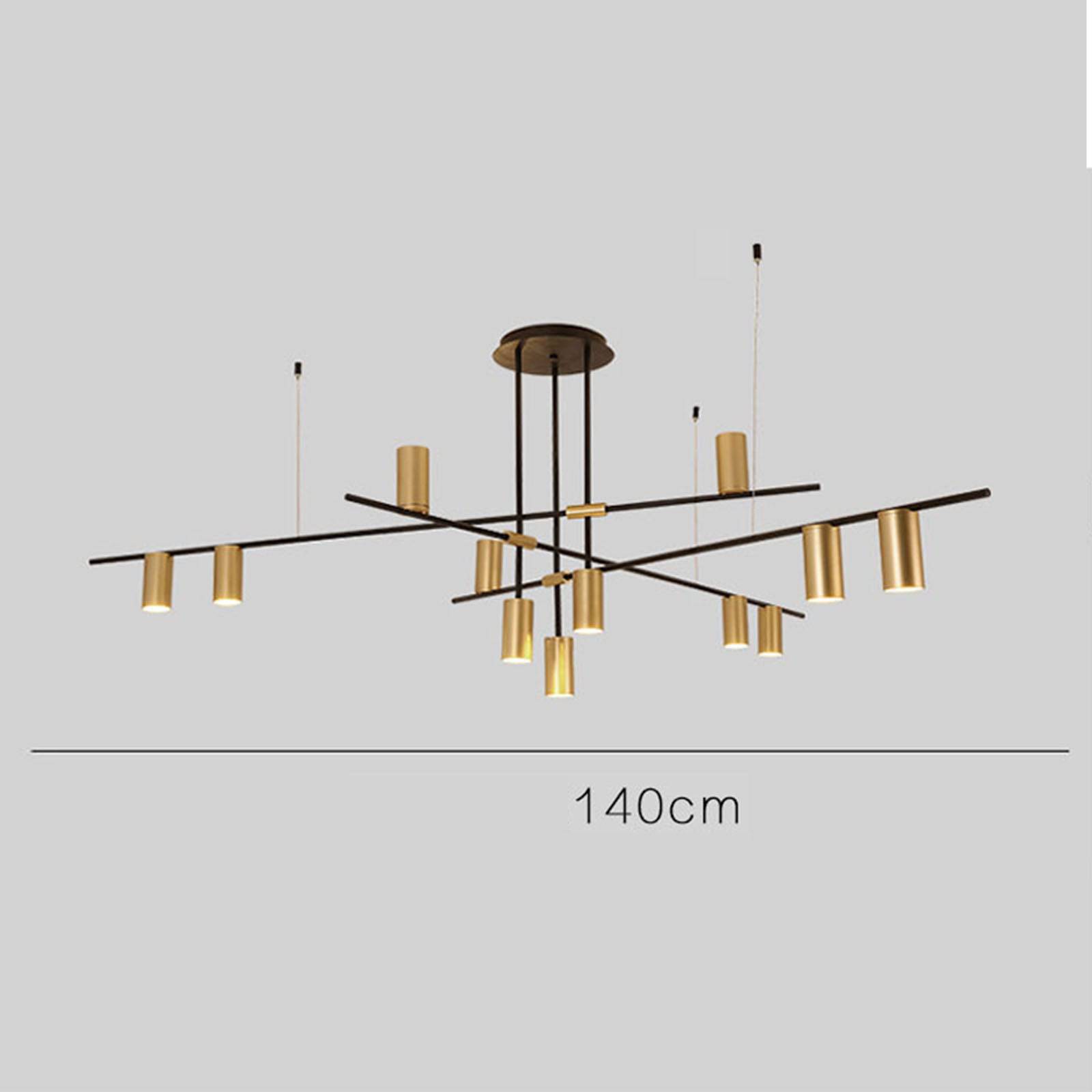 BEACON Monaco 12-Head Pendant Lamp with sleek metal design and modern pendant lighting for stylish interior decor