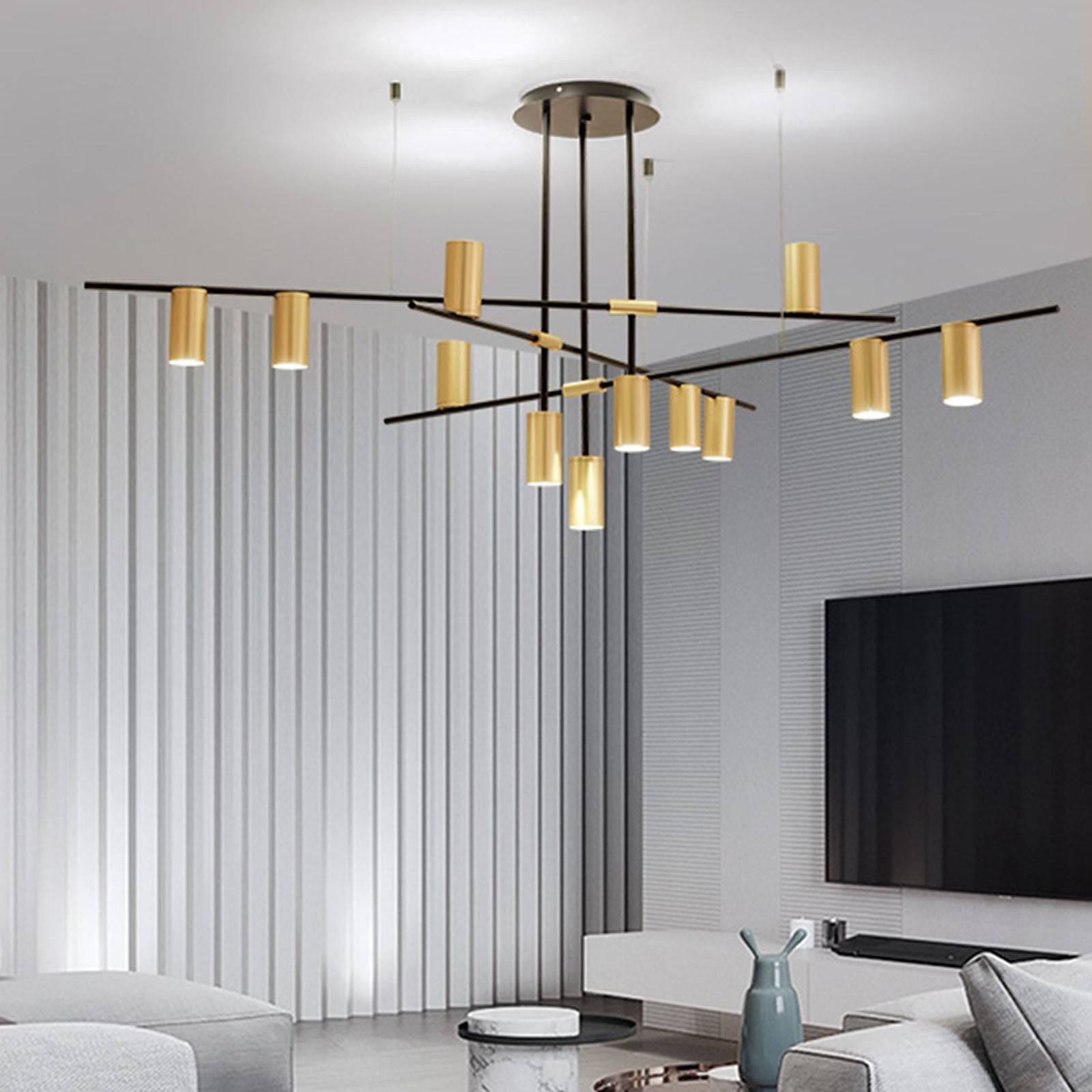BEACON Monaco 12-heads pendant lamp with sleek design, hanging display item showcasing modern pendant lighting.