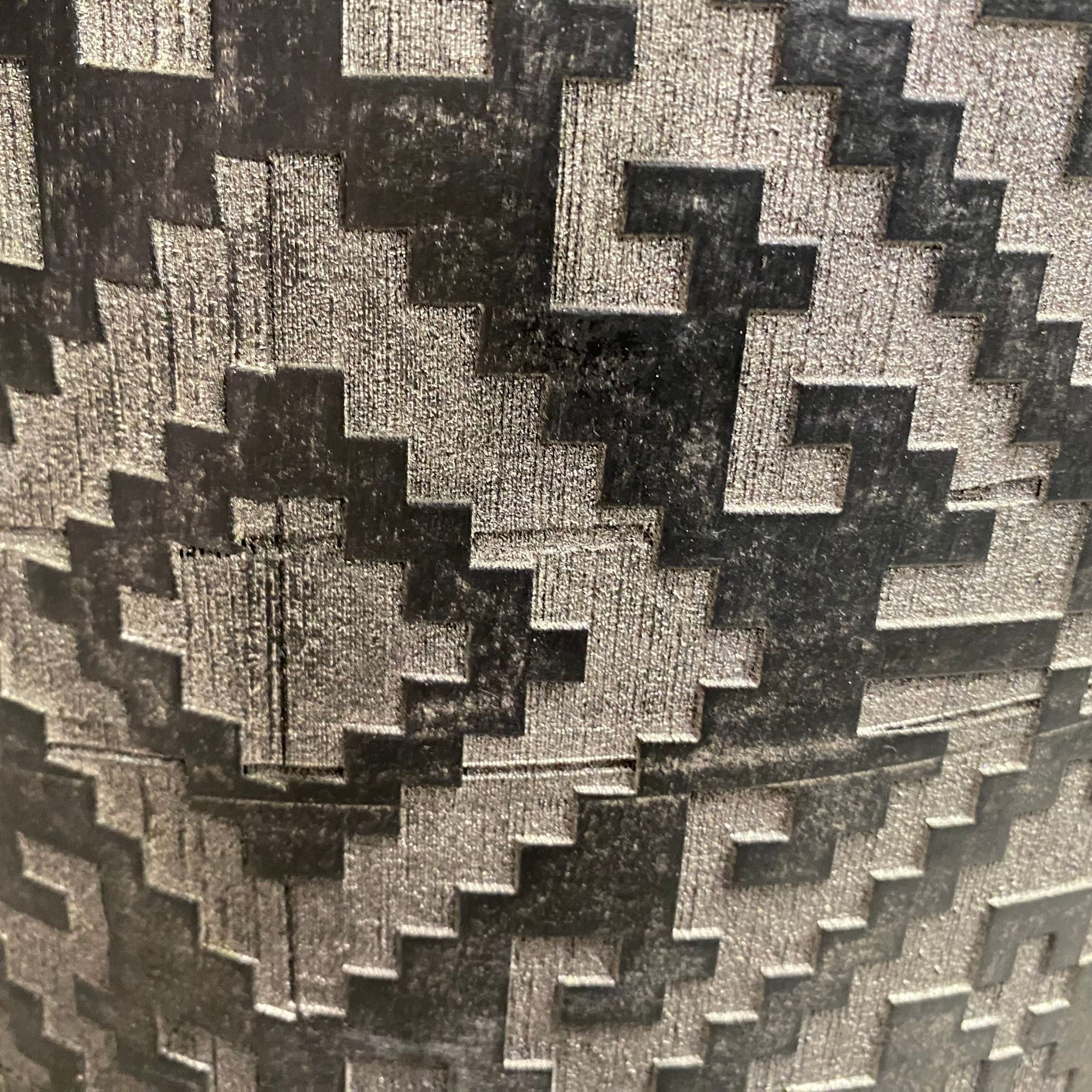 Display image of Nills Furniture Design Motif Side Table with intricate side panel design, showcasing modern wooden craftsmanship.