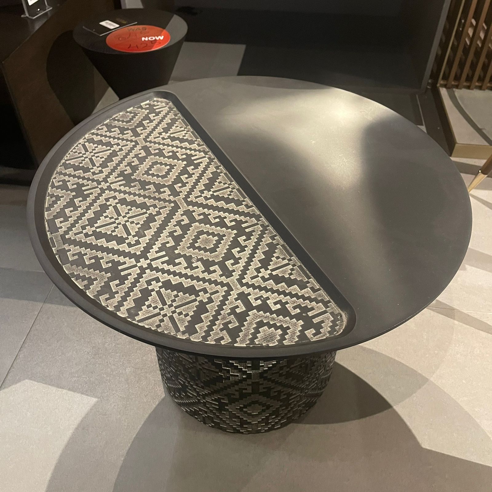 Nills Furniture Design Motif Side Table in a modern design with a sleek surface and stylish legs, ideal for living room decor.