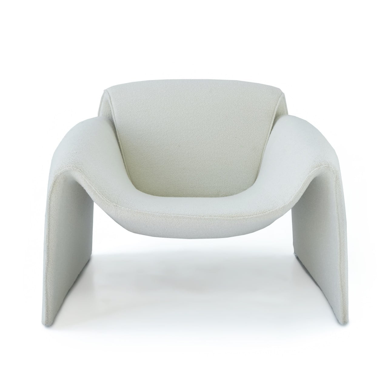 Display Item - New Drancy White Armchair LC056-White beige Nakheel -  DISPLAY ITEM - ebarza Furniture UAE | Shop Modern Furniture in Abu Dhabi & Dubai - مفروشات ايبازرا في الامارات | تسوق اثاث عصري وديكورات مميزة في دبي وابوظبي