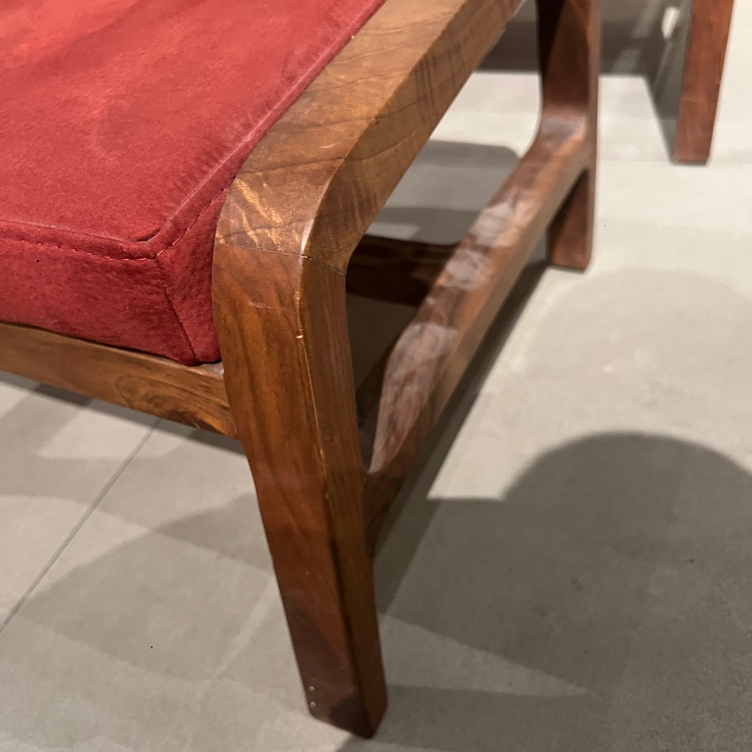 Display Item - Nordic Solid Wood Lounge Chair And Ottoman Nordic-001-R(Rose Berger)Nakheel -  DISPLAY ITEM - ebarza Furniture UAE | Shop Modern Furniture in Abu Dhabi & Dubai - مفروشات ايبازرا في الامارات | تسوق اثاث عصري وديكورات مميزة في دبي وابوظبي