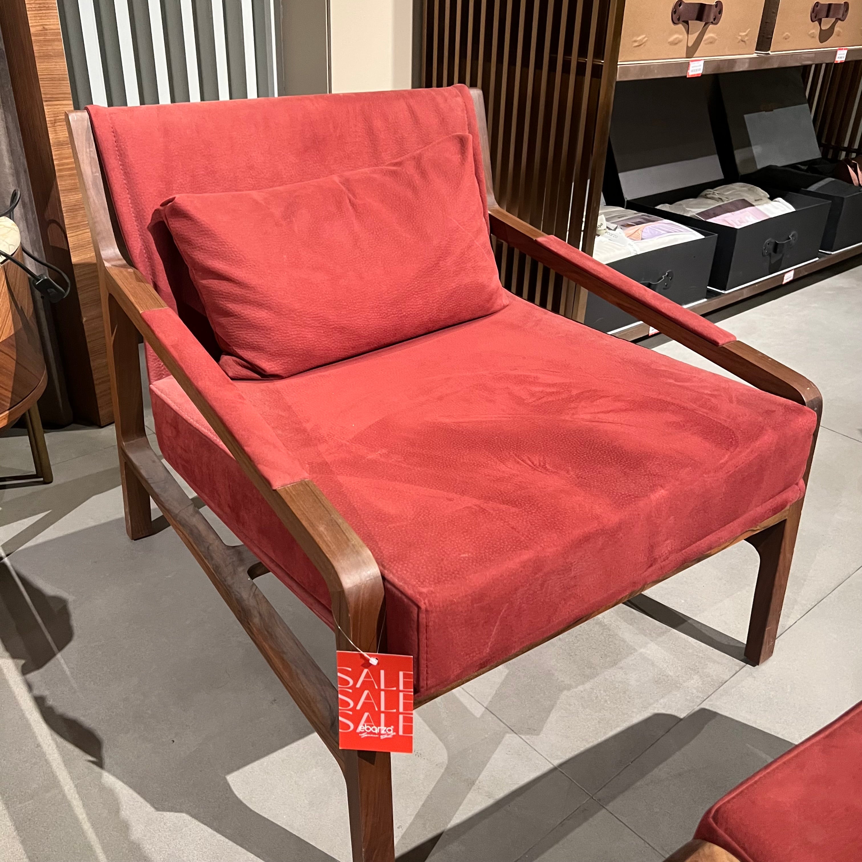 Display Item - Nordic Solid Wood Lounge Chair And Ottoman Nordic-001-R(Rose Berger)Nakheel -  DISPLAY ITEM - ebarza Furniture UAE | Shop Modern Furniture in Abu Dhabi & Dubai - مفروشات ايبازرا في الامارات | تسوق اثاث عصري وديكورات مميزة في دبي وابوظبي