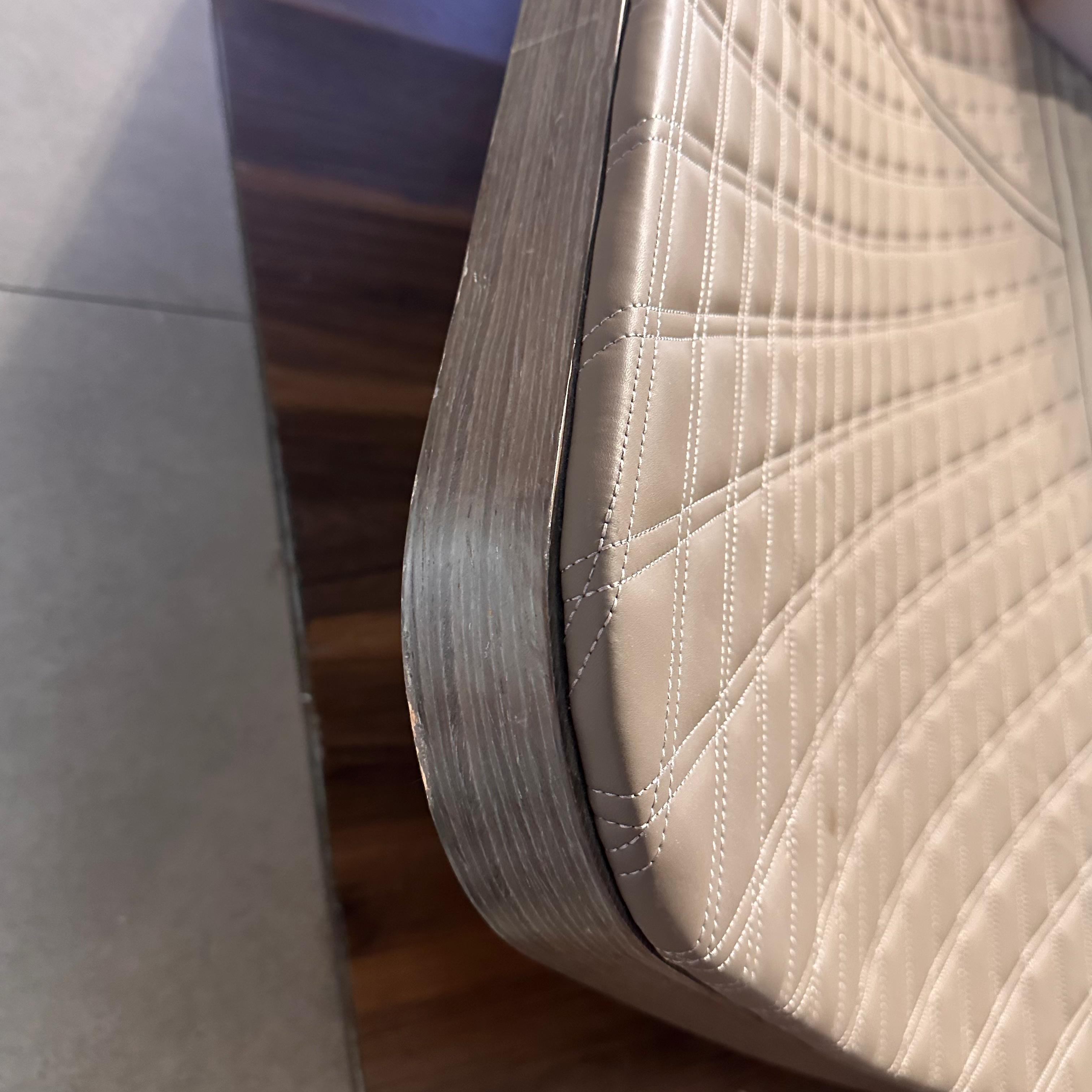 Display of the BEACON NYON Sofa ISF-2136, showcasing a modern seating piece with neutral fabric and sleek design.