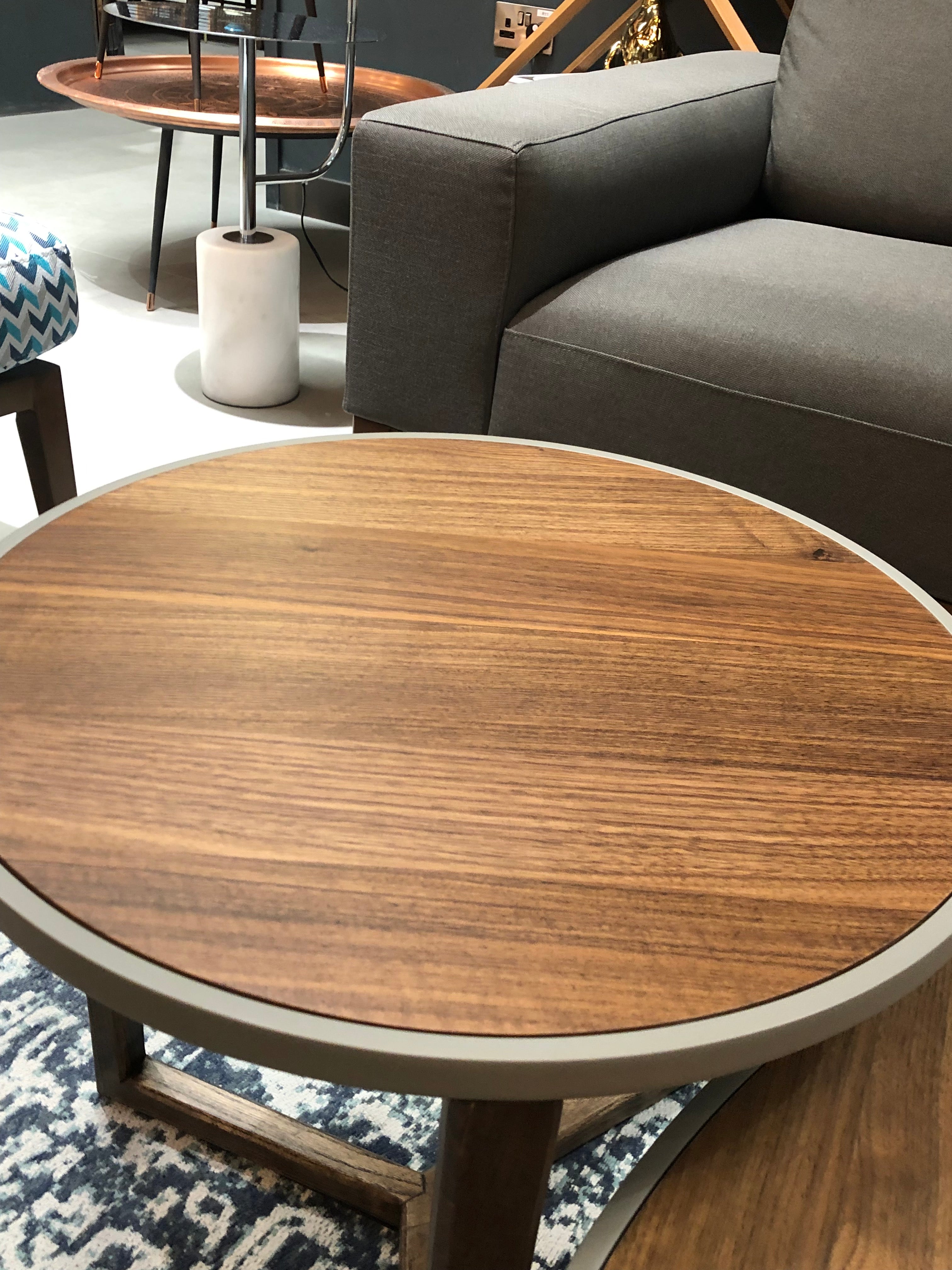 Homage Koltuk Otto Center Table display item featuring a sleek, modern design with a smooth surface and sturdy legs.