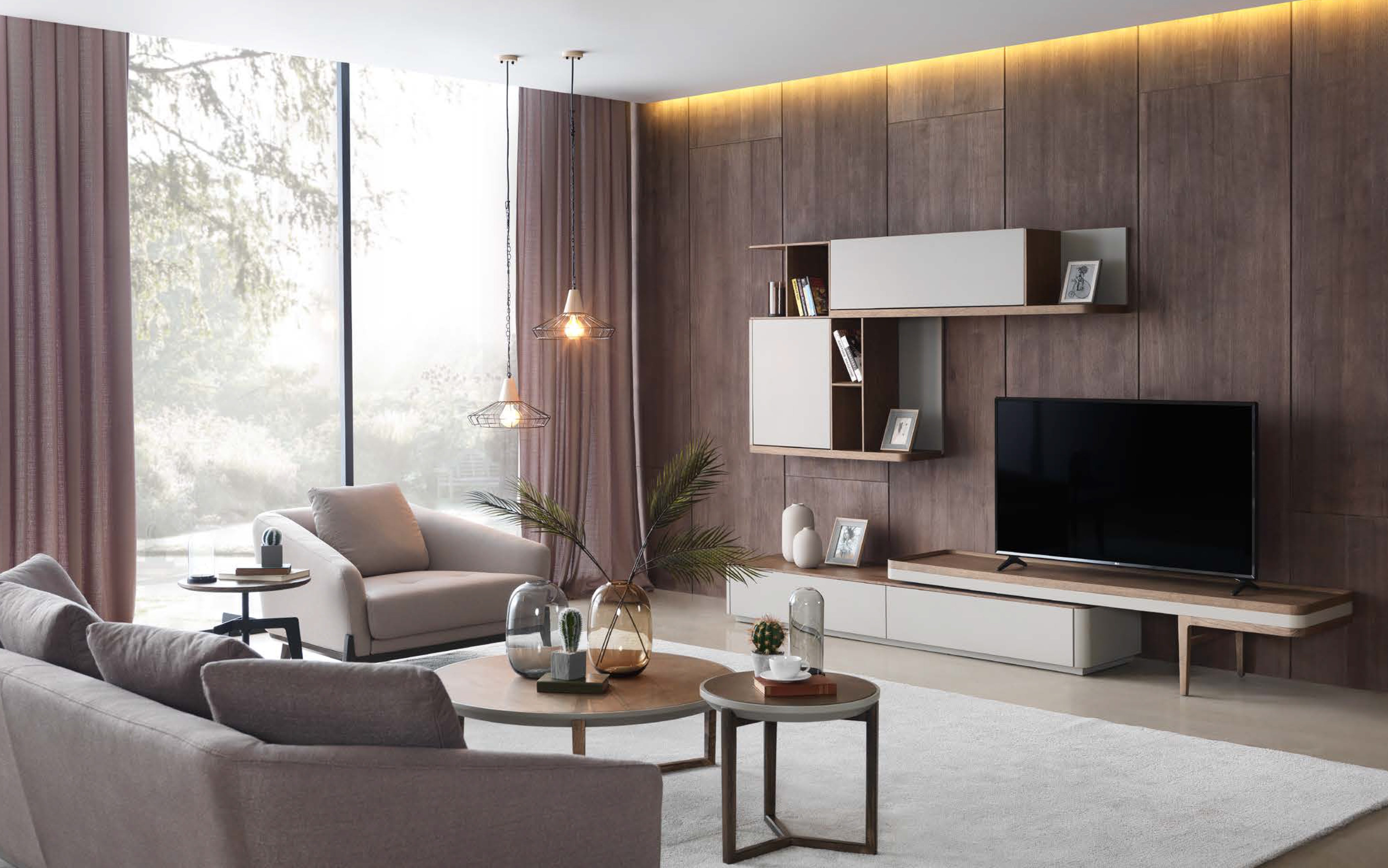 Homage Koltuk Otto Center Table display item with sleek design, showcasing a modern wooden surface and minimalist style.