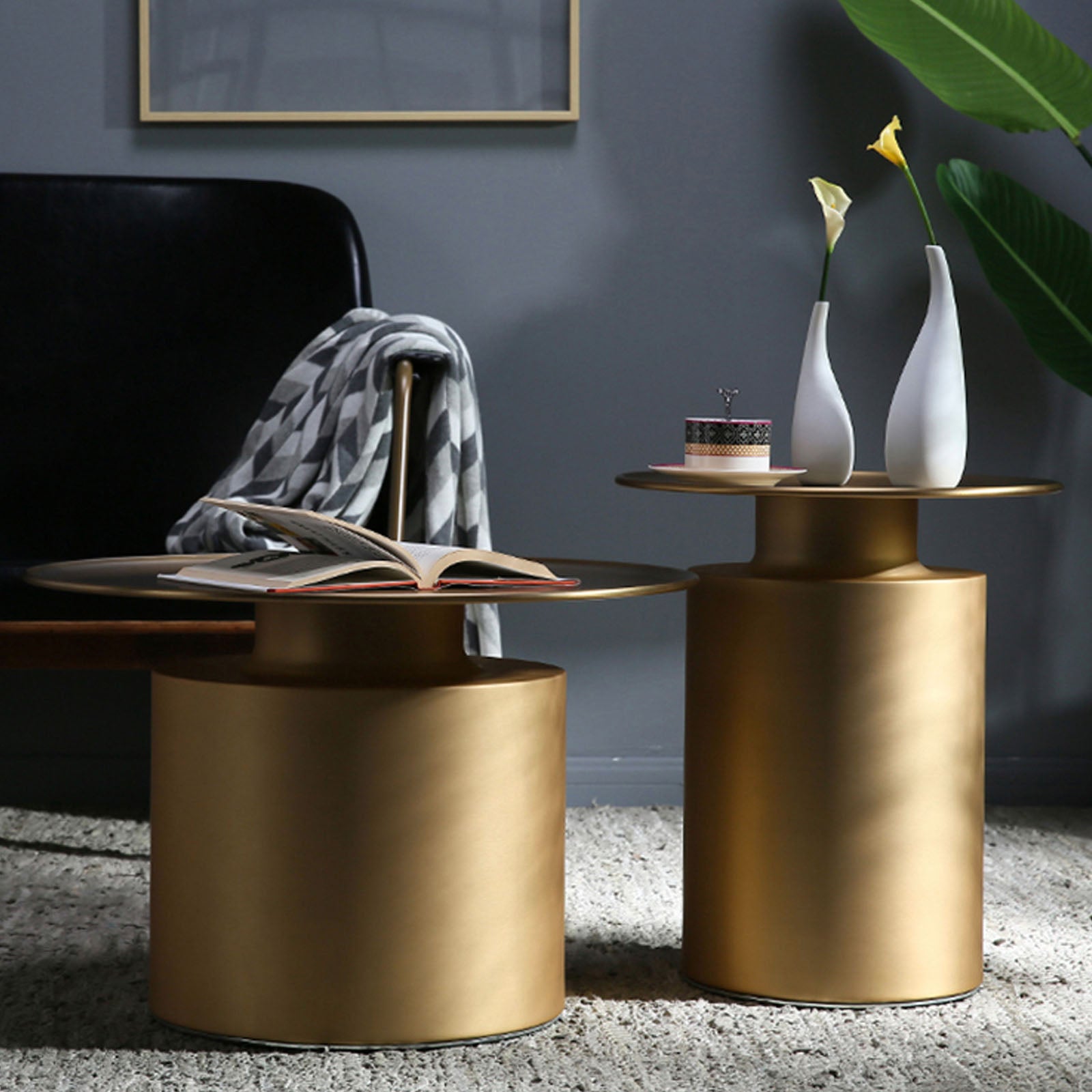Display image of the Pedro Table from Beacon, model CT-8488-65-G, showcasing its contemporary design and wooden finish.