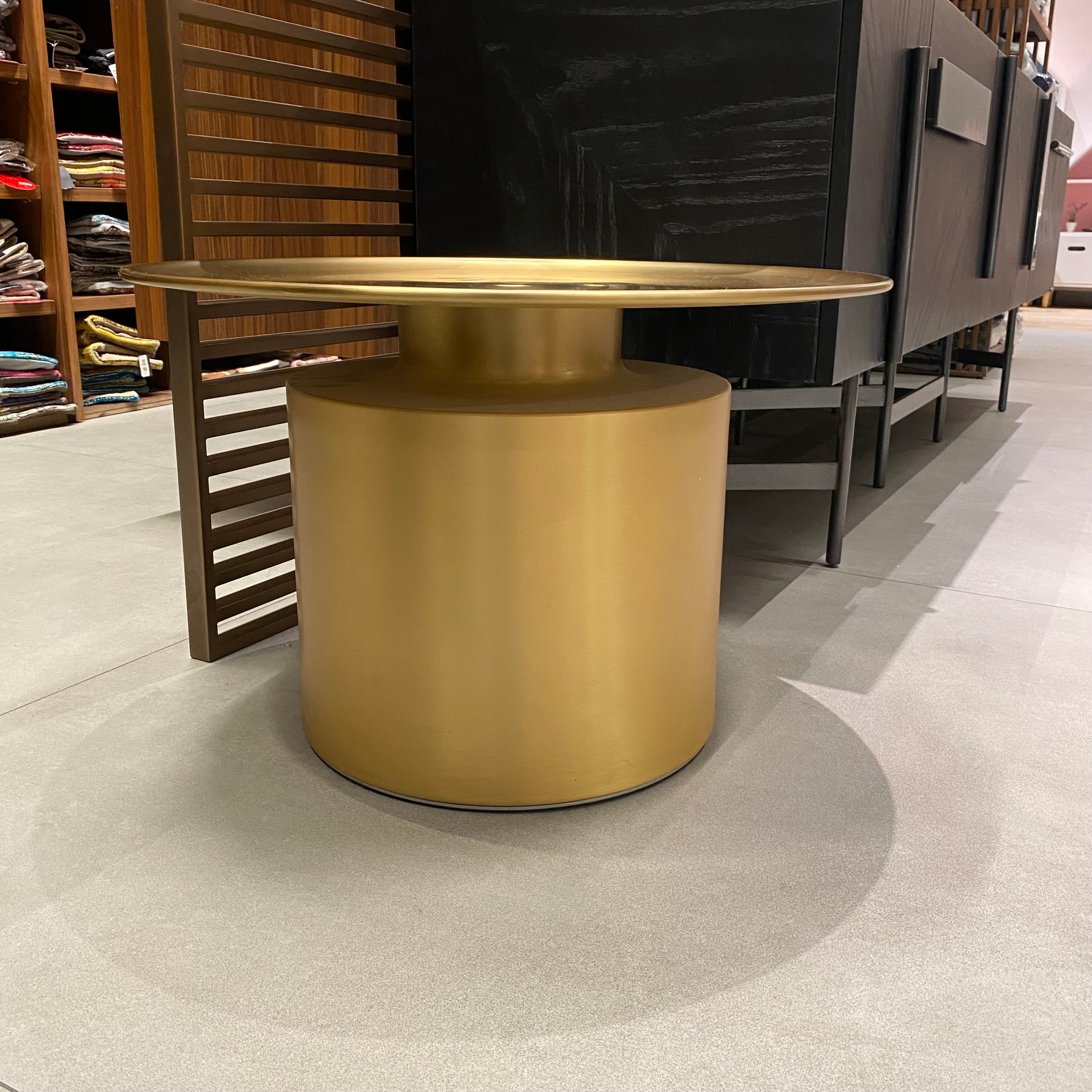 Display image of the Pedro Table from Beacon, featuring a modern design with sleek legs and a smooth surface.