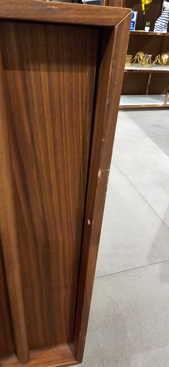 Homage Koltuk Pietra Side Board display item with sleek wooden finish and modern design, perfect for contemporary interiors.