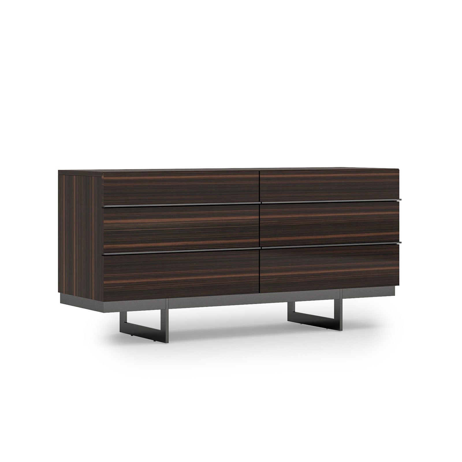 Prada Elegant Bedroom Set display item by Nills Furniture Design featuring a luxurious bed, nightstands, and elegant decor.