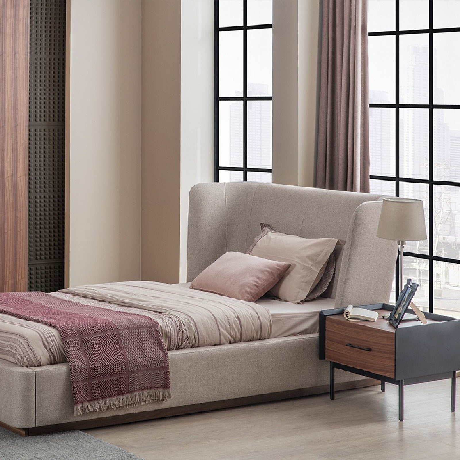 Display Item - Rita Single Bedstead Rita110-BedonlyYAS -  DISPLAY ITEM - ebarza Furniture UAE | Shop Modern Furniture in Abu Dhabi & Dubai - مفروشات ايبازرا في الامارات | تسوق اثاث عصري وديكورات مميزة في دبي وابوظبي