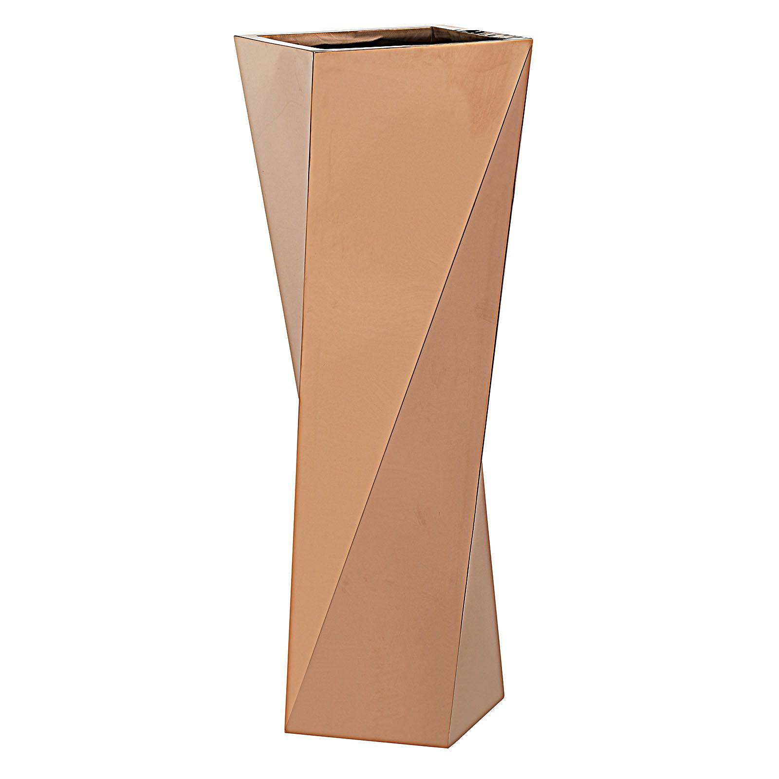Set of 3 large stainless steel planter boxes by Beacon, featuring sleek, modern design ideal for displaying plants or decorative arrangements.