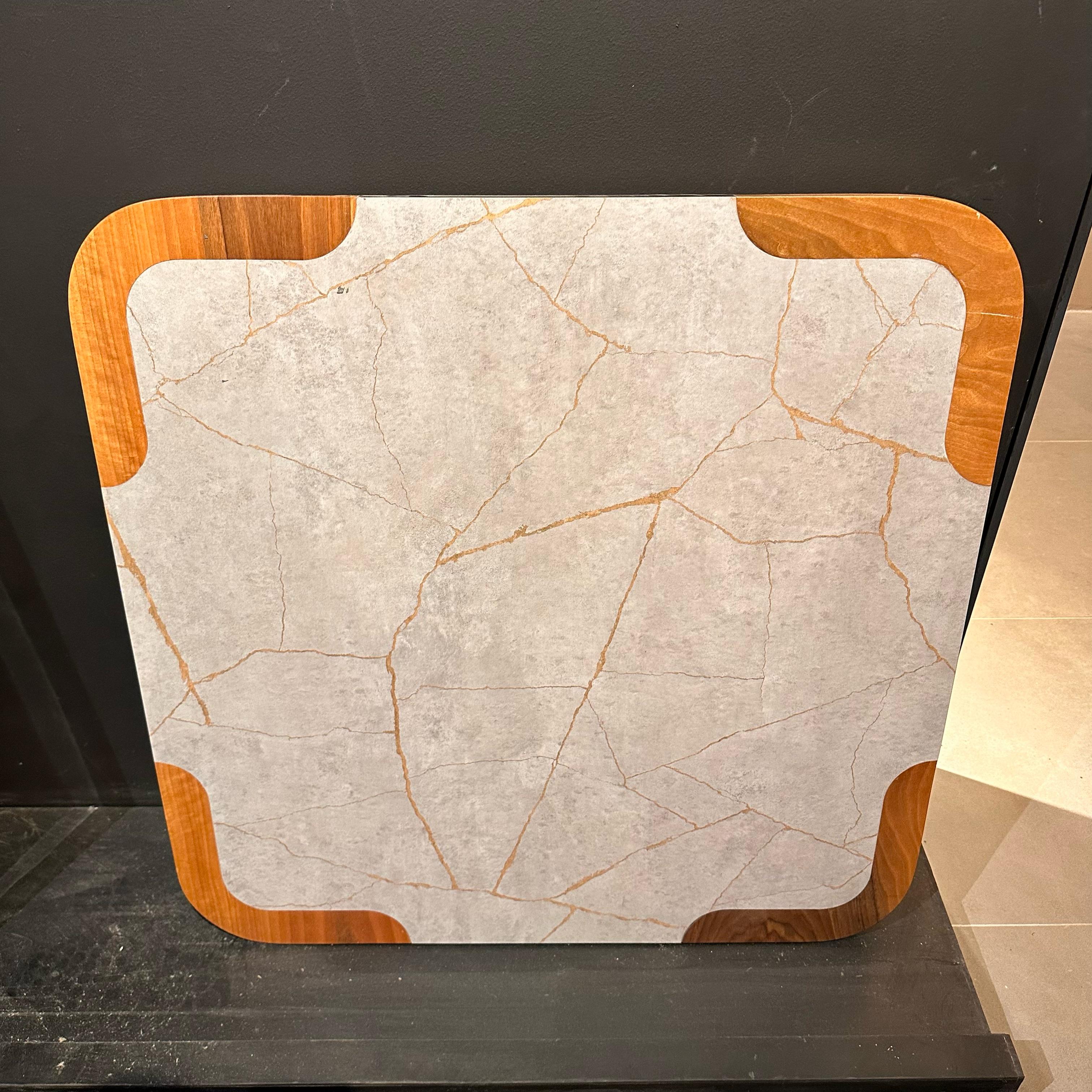 Display Item - Solid Corner Dining Table Top 80X80 Sanc-035 - YAS -  DISPLAY ITEM - ebarza Furniture UAE | Shop Modern Furniture in Abu Dhabi & Dubai - مفروشات ايبازرا في الامارات | تسوق اثاث عصري وديكورات مميزة في دبي وابوظبي