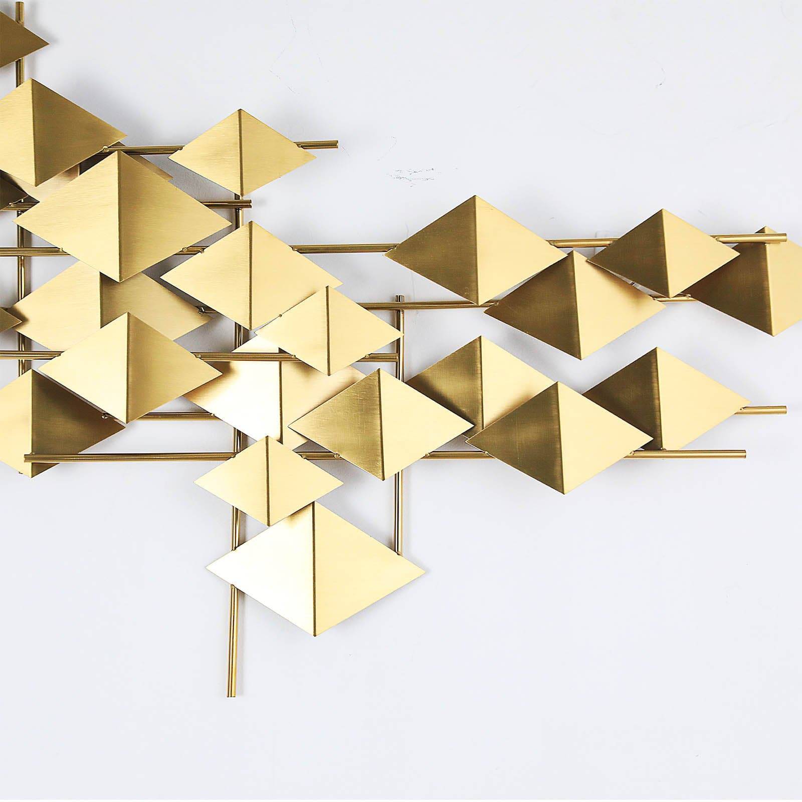 Handcrafted stainless steel artwork titled The Flock by BEACON, featuring intricate metal design as a display item.