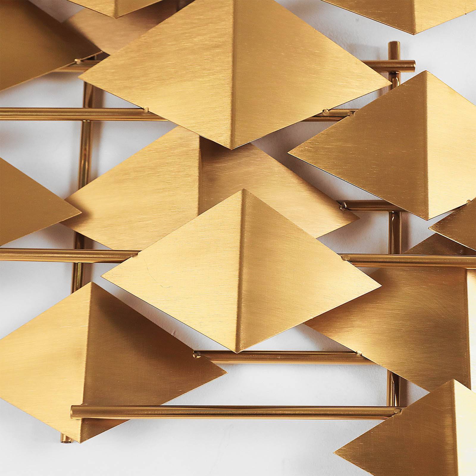 Handcrafted stainless steel artwork titled The Flock by BEACON, displayed as a decorative art piece with intricate metal details.