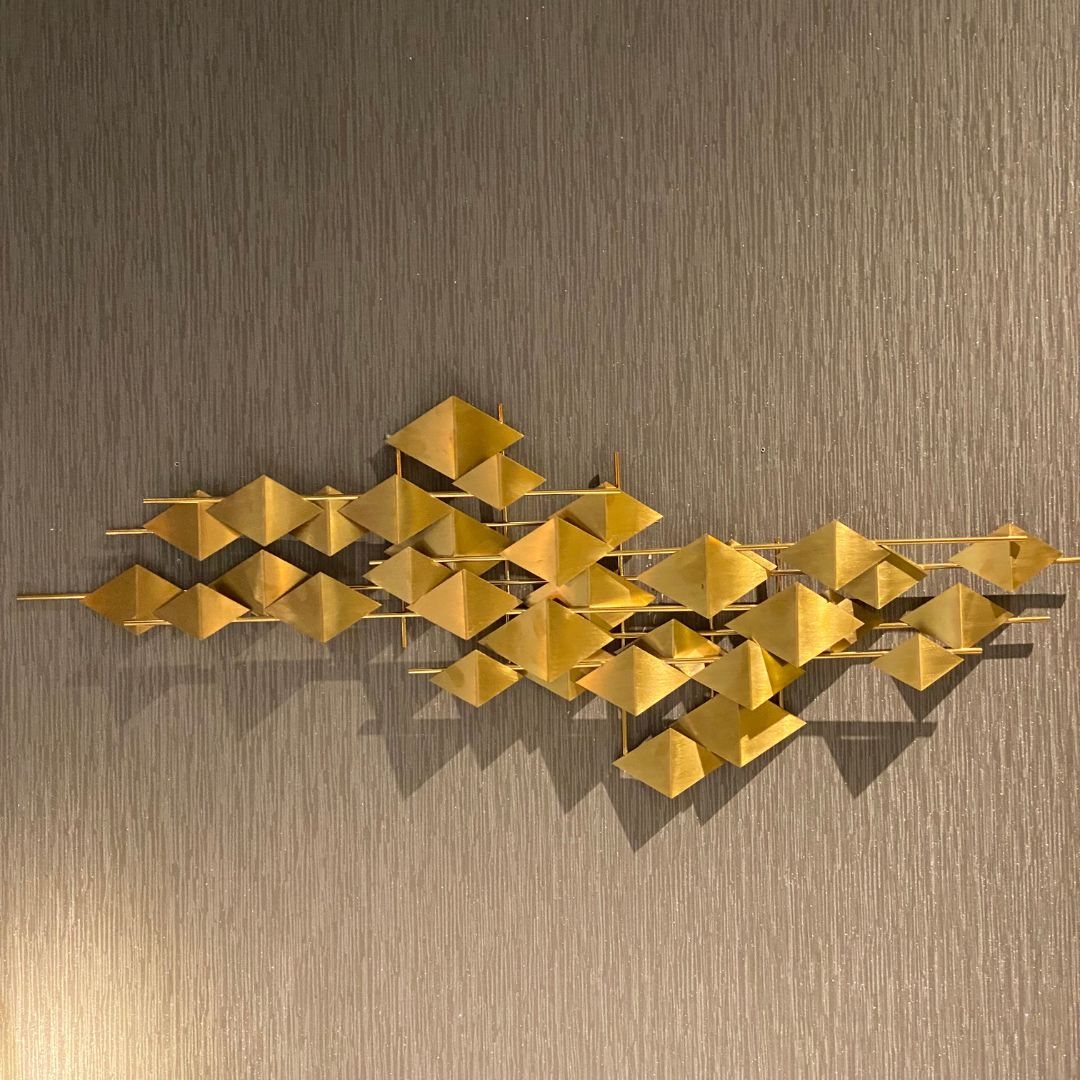 Handcrafted stainless steel artwork titled The Flock by Beacon, featuring intricate design and modern craftsmanship.