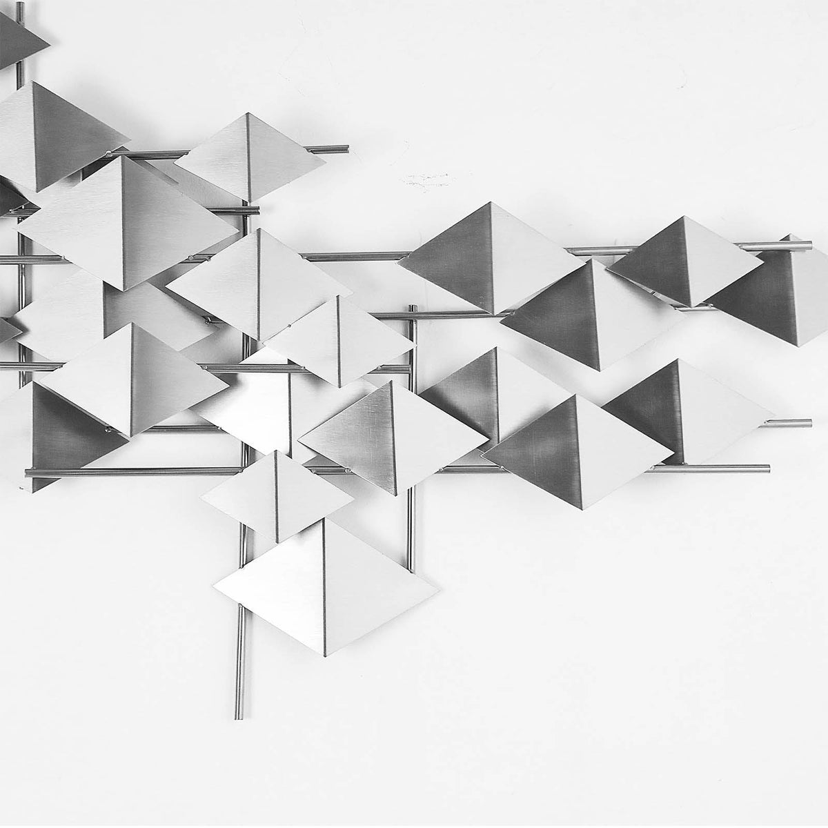 Display Item -  The Silver Flock Handcrafted Stainless Steel Artwork Z08023-Ch Nakheel -  DISPLAY ITEM - ebarza Furniture UAE | Shop Modern Furniture in Abu Dhabi & Dubai - مفروشات ايبازرا في الامارات | تسوق اثاث عصري وديكورات مميزة في دبي وابوظبي