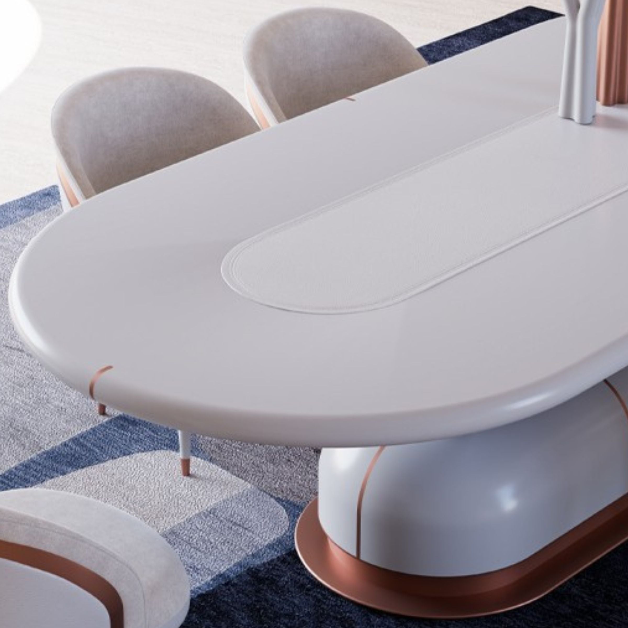 Display Item - Tulip Dining Table 260*120 CM MASTLP001-Nakheel -  DISPLAY ITEM - ebarza Furniture UAE | Shop Modern Furniture in Abu Dhabi & Dubai - مفروشات ايبازرا في الامارات | تسوق اثاث عصري وديكورات مميزة في دبي وابوظبي