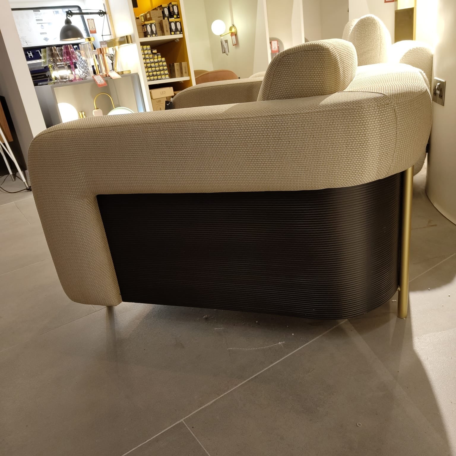 Display Item  - Vega Armchair BERVEG001YAS -  DISPLAY ITEM - ebarza Furniture UAE | Shop Modern Furniture in Abu Dhabi & Dubai - مفروشات ايبازرا في الامارات | تسوق اثاث عصري وديكورات مميزة في دبي وابوظبي