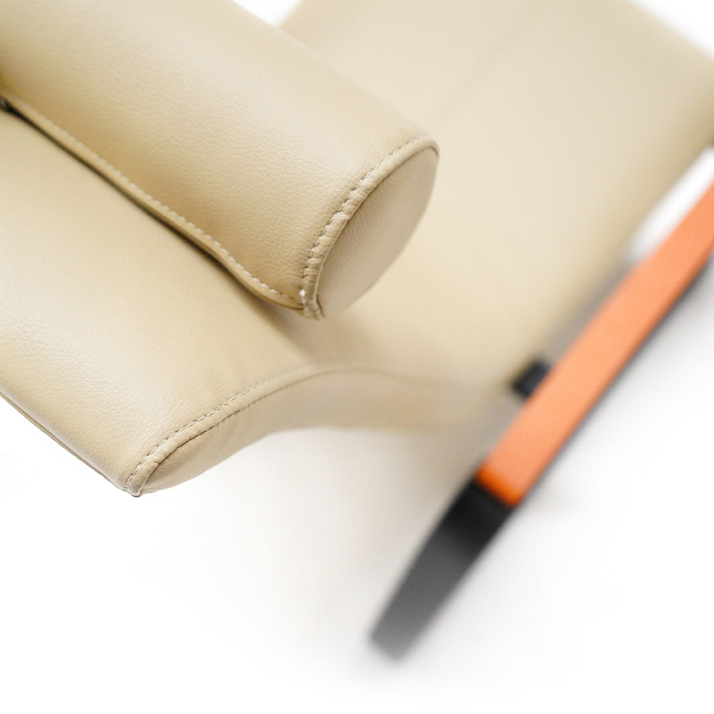 Display of the Verona Lounge Chair in fabric by Beacon, showcasing its modern design and plush seating.