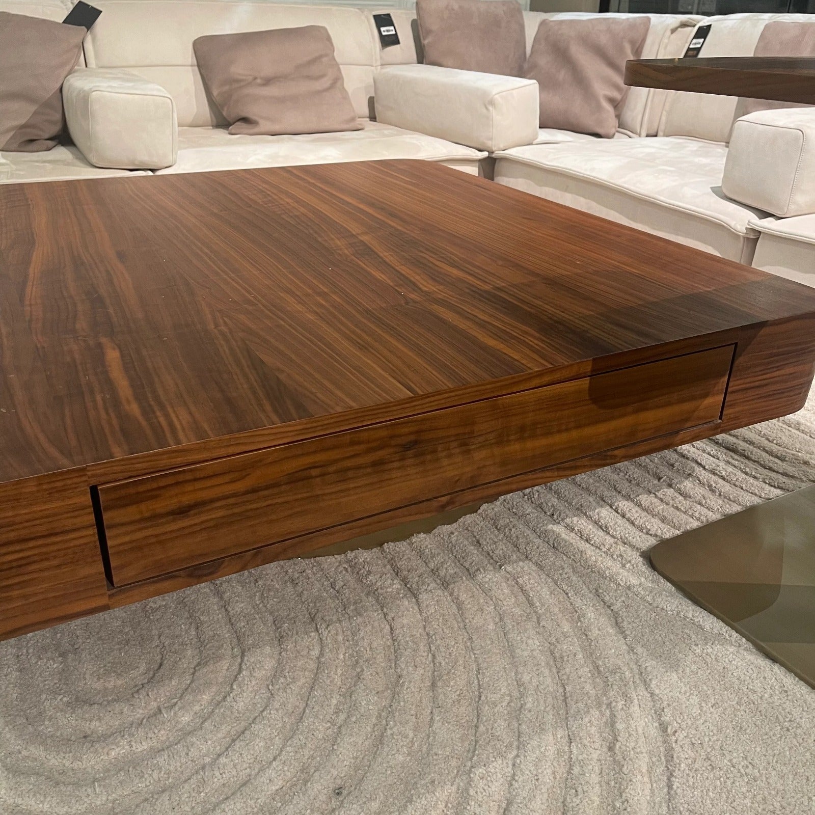 Display image of ORIX wagon center table, showcasing its wooden design and sturdy construction for living room decor.
