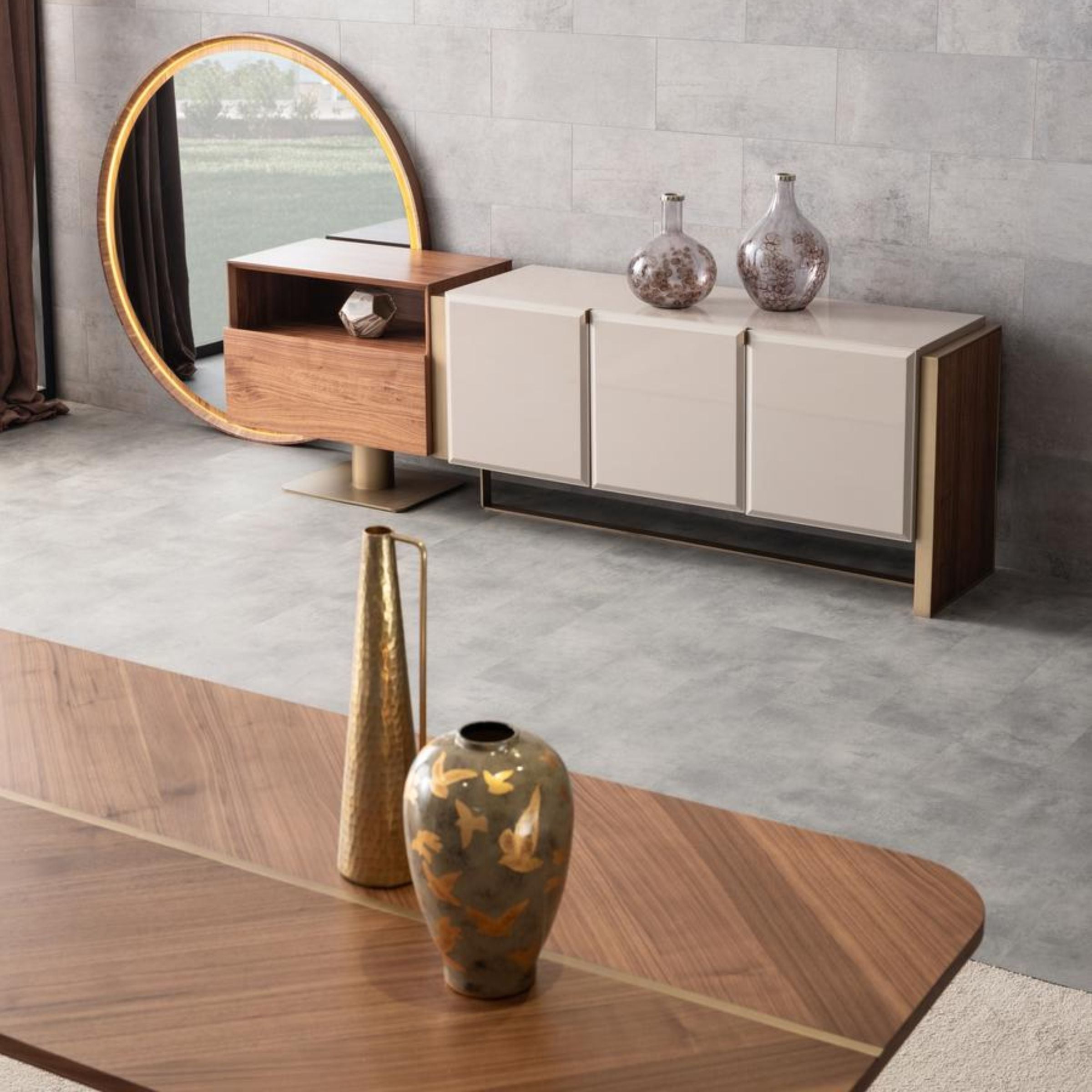 Wagon Dining Table Orxwgn-Dtable -  Dining Tables - ebarza Furniture UAE | Shop Modern Furniture in Abu Dhabi & Dubai - مفروشات ايبازرا في الامارات | تسوق اثاث عصري وديكورات مميزة في دبي وابوظبي