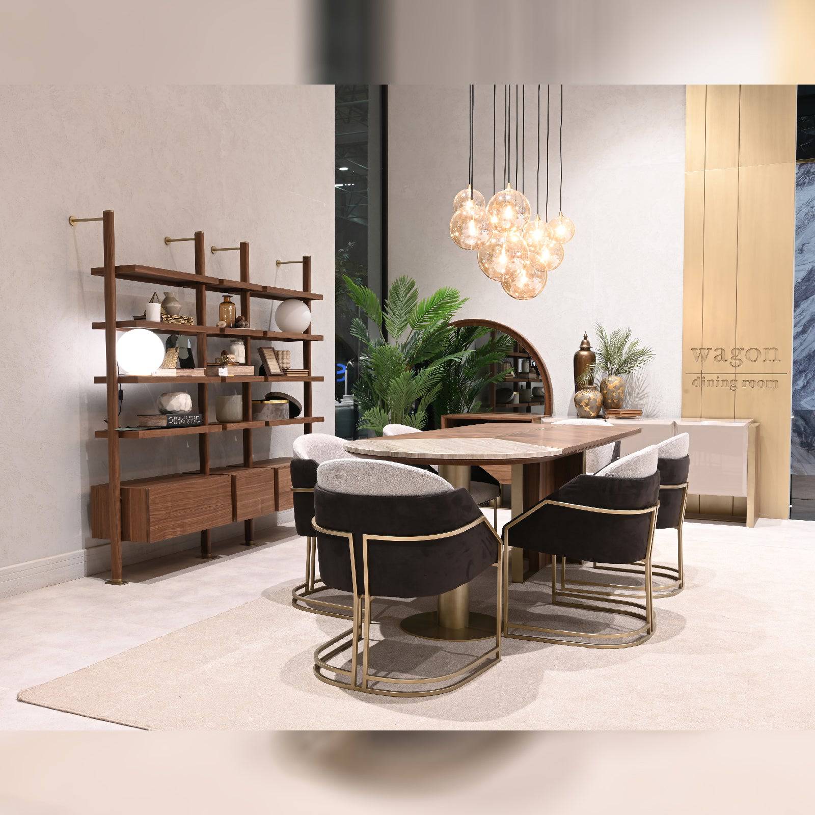 Wagon Dining Table Orxwgn-Dtable -  Dining Tables - ebarza Furniture UAE | Shop Modern Furniture in Abu Dhabi & Dubai - مفروشات ايبازرا في الامارات | تسوق اثاث عصري وديكورات مميزة في دبي وابوظبي