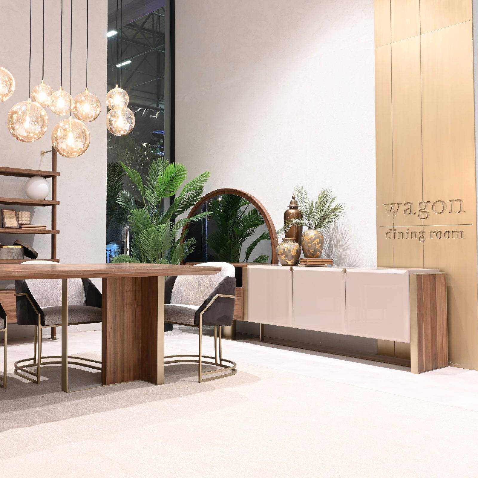 ORIX Wagon Sideboard or Console with sleek wood finish, featuring spacious storage and modern design for living room decor.