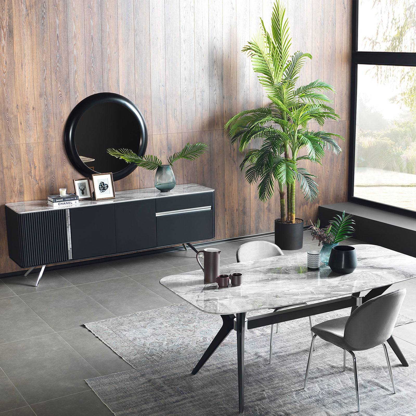 Display Piece - Beretta  Dining Table Ber008-Only Table -  DISPLAY ITEM - ebarza Furniture UAE | Shop Modern Furniture in Abu Dhabi & Dubai - مفروشات ايبازرا في الامارات | تسوق اثاث عصري وديكورات مميزة في دبي وابوظبي