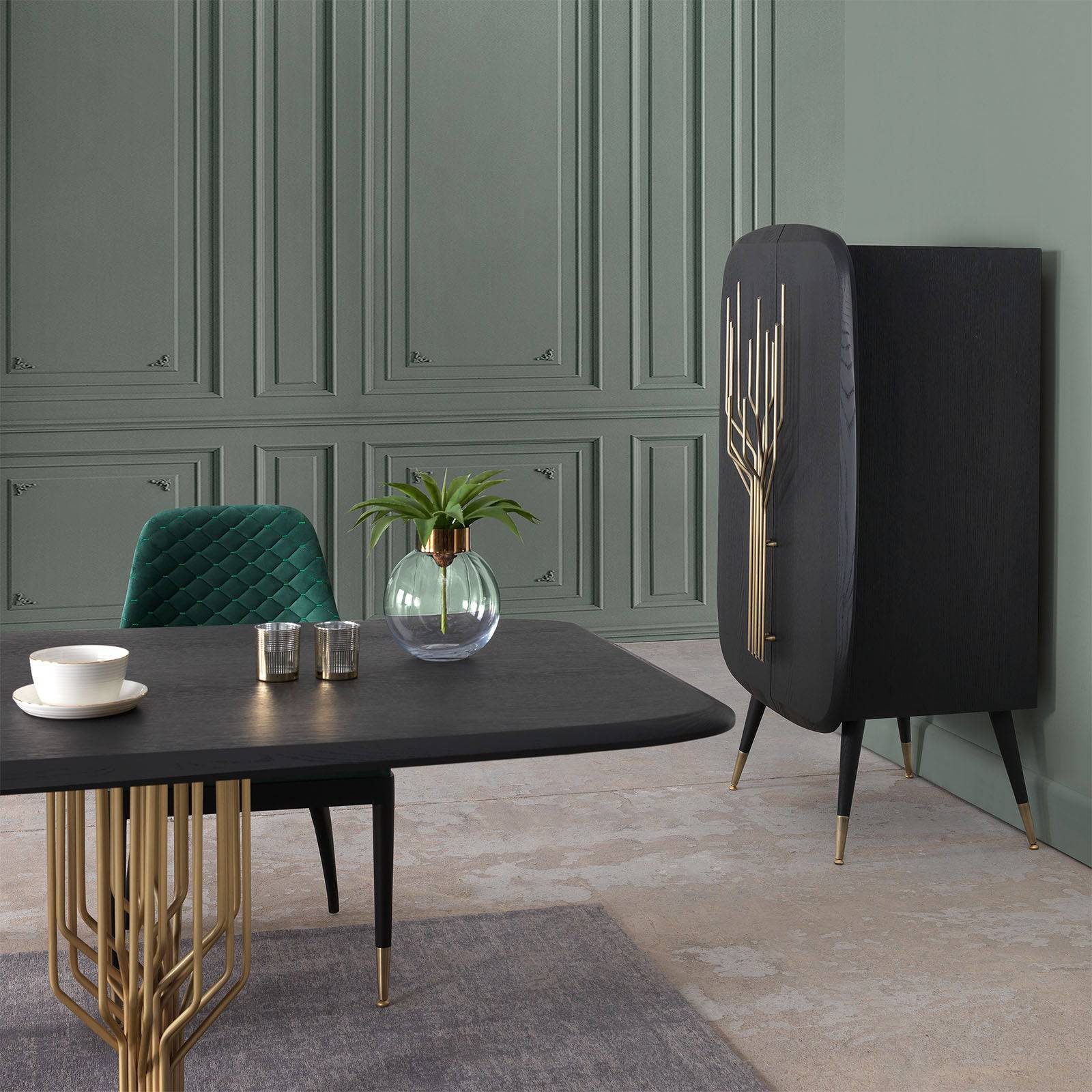 Display image of a Bug Dining Table Bug-240 by LODA FURNITURE, showing a modern wooden dining table design.