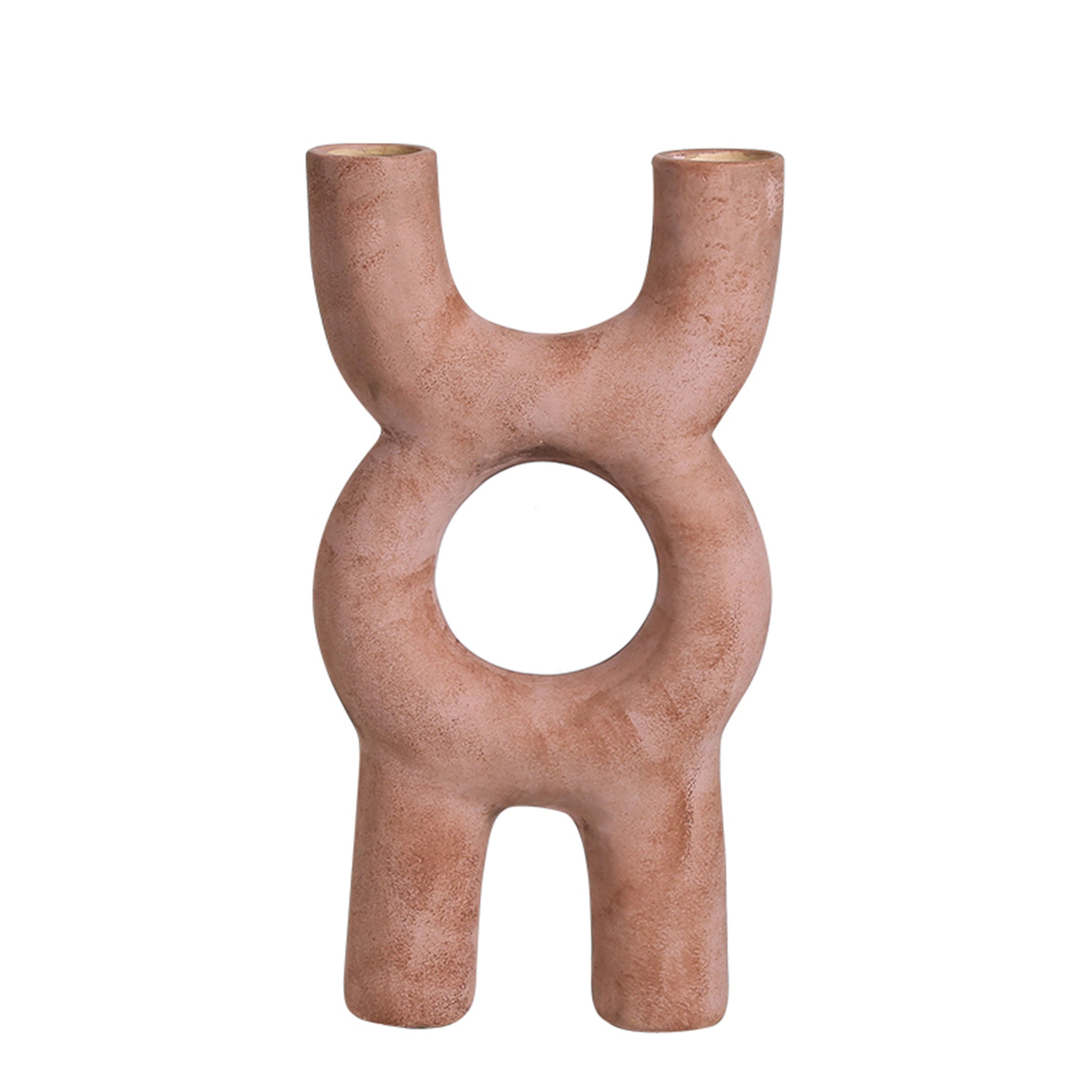 BEACON Double Hole Bottle A FD-D23032A home decor figurine with unique design, crafted for stylish interior decoration.