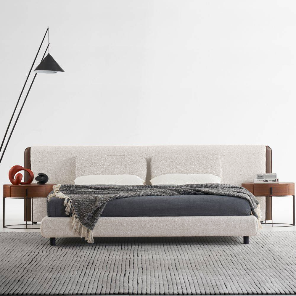 Gris Modern King Bed B013A